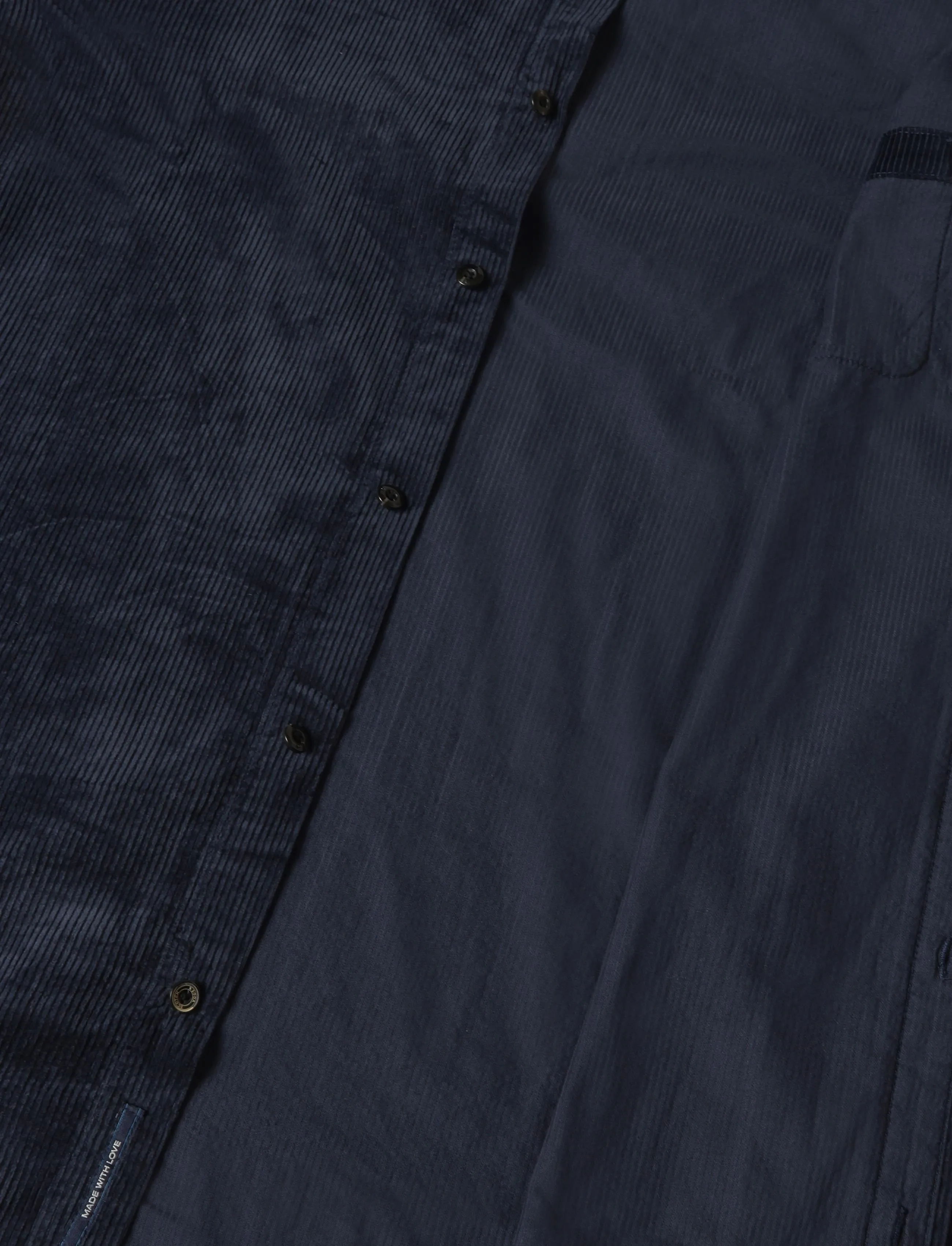 Scotch & Soda - Corduroy regular-fit shirt - fløjlsskjorter - sky captain - 3