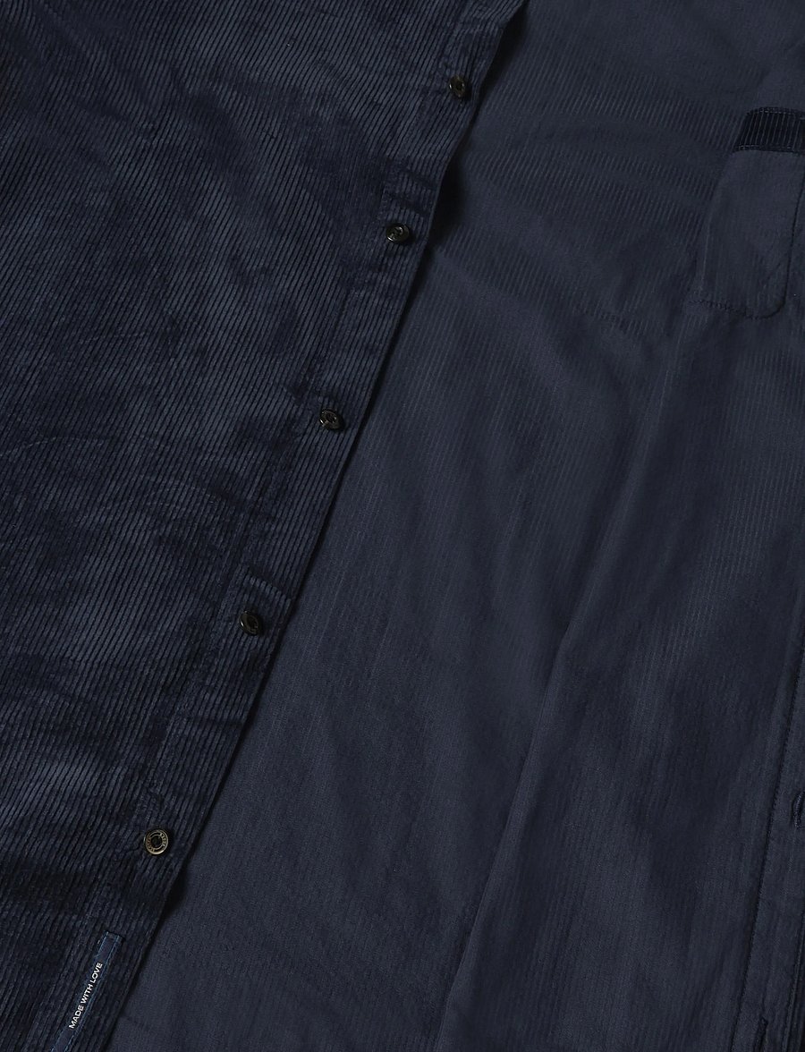 Scotch & Soda - Corduroy regular-fit shirt - fløjlsskjorter - sky captain - 3