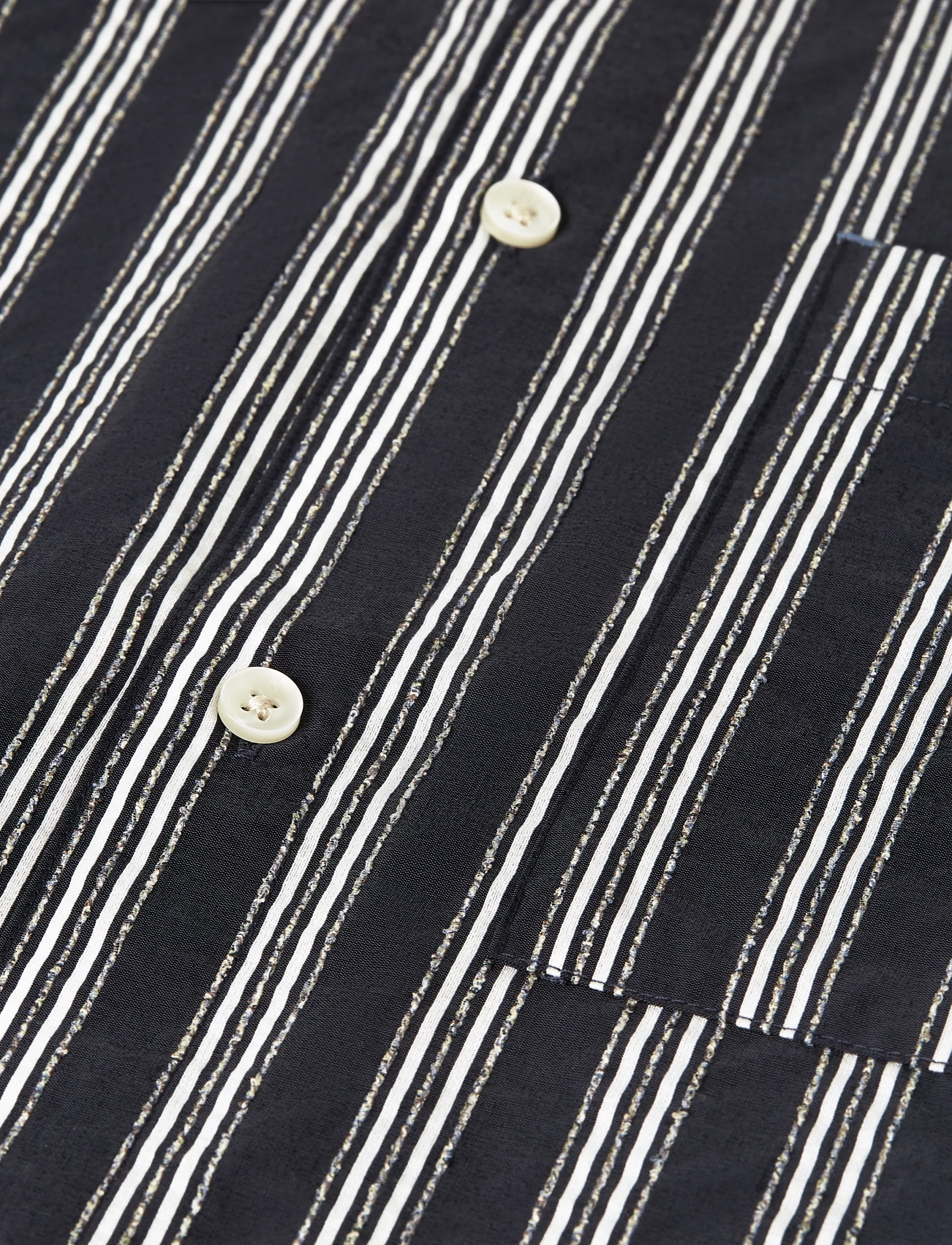 Scotch & Soda - Textured striped regular-fit shirt - stribede skjorter - sky captain stripe - 2