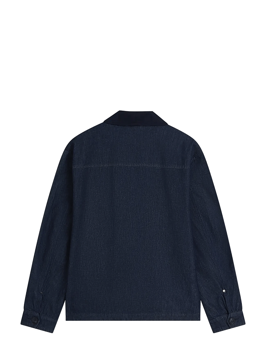 Scotch & Soda - Denim workwear overshirt - lined denim jackets - washed indigo - 1