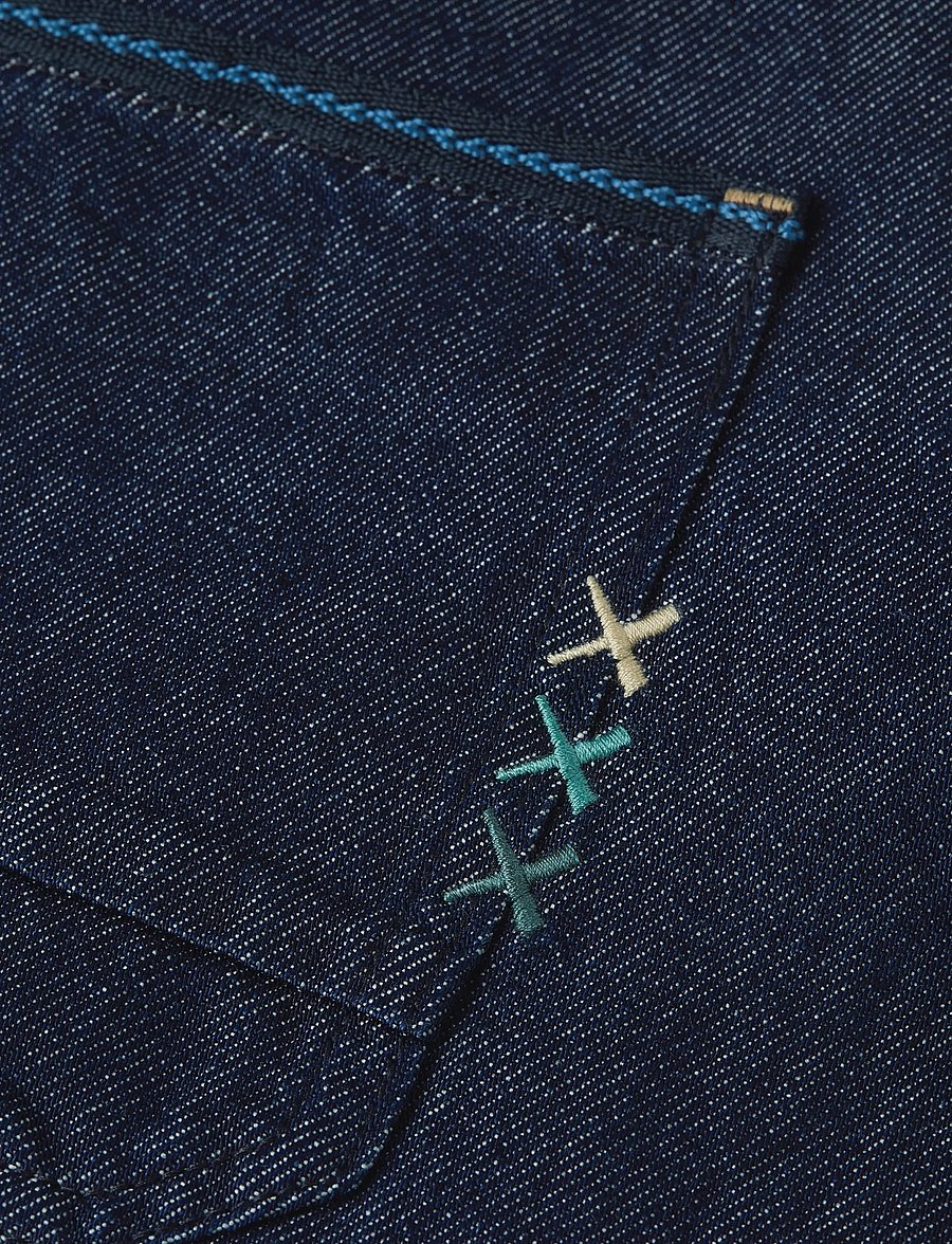 Scotch & Soda - Denim workwear overshirt - lined denim jackets - washed indigo - 2