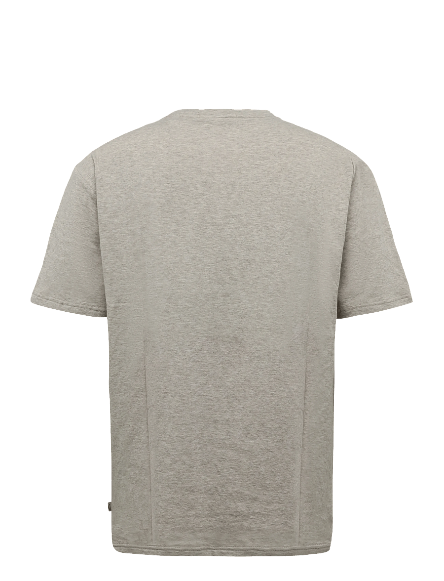Scotch & Soda - Bonded chest pocket and artwork relaxed-fit T-shirt - short-sleeved t-shirts - pure cashmere melange - 1