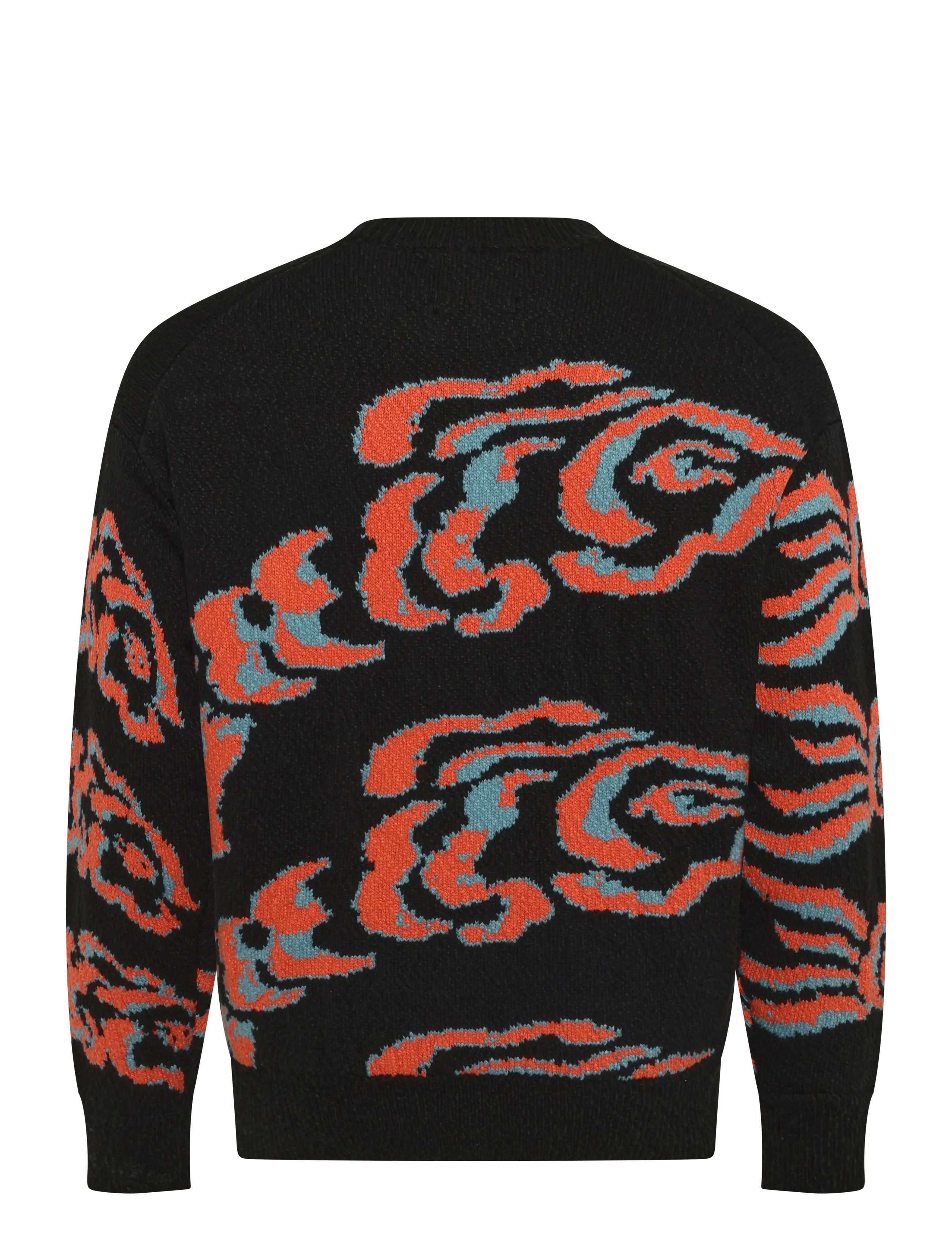 Scotch & Soda - Jacquard extra dropped shoulder pullover - Ümara kaelusega - flying fish meteorite - 1