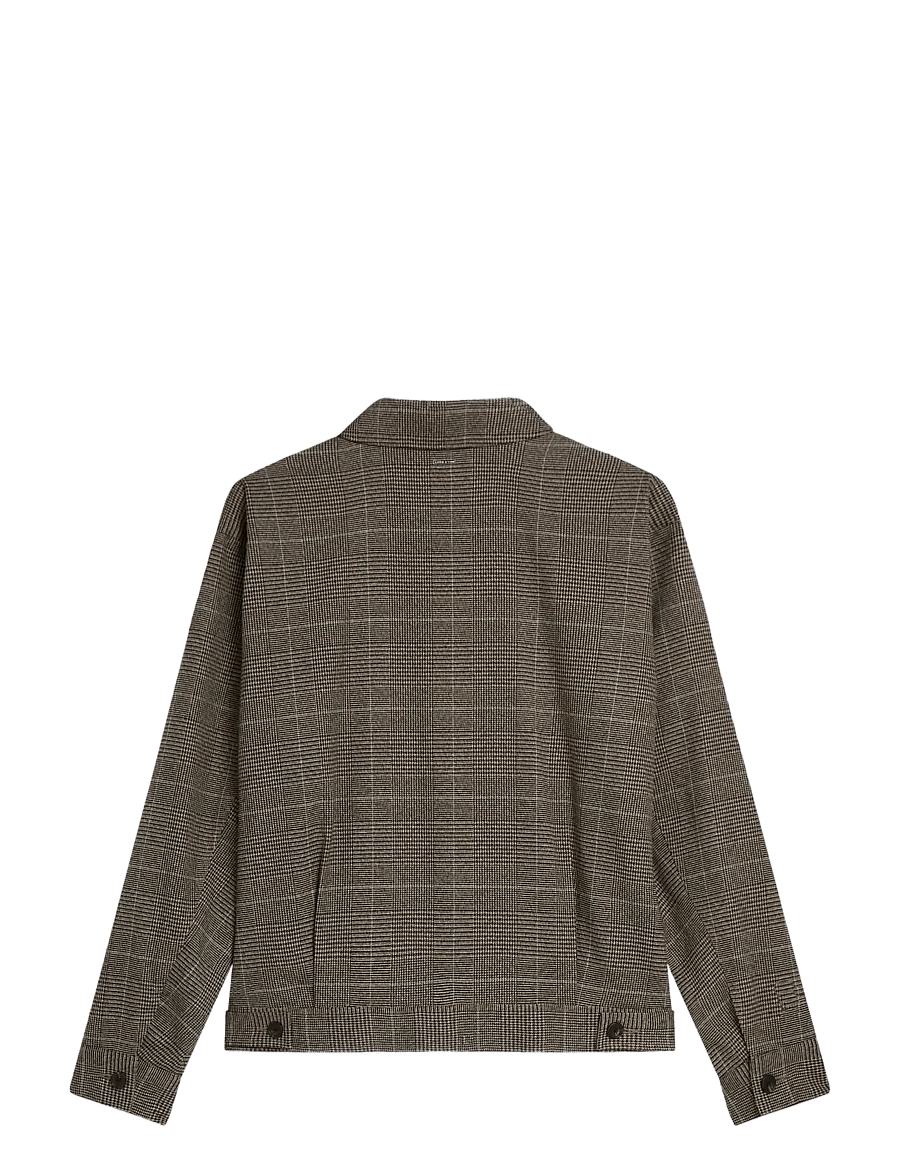 Scotch & Soda - Tailored checked blouson - herbstjacken - dijon check - 1