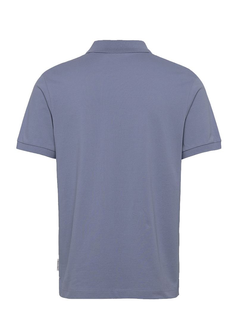 Scotch & Soda - Seasonal Core Pique Chest Logo Polo - kortærmede poloer - infinity - 1