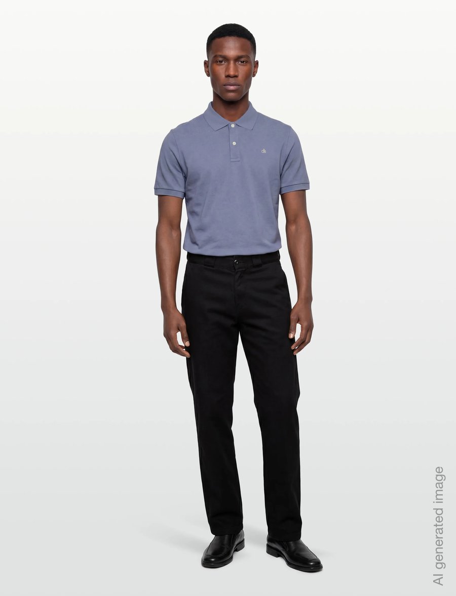 Scotch & Soda - Seasonal Core Pique Chest Logo Polo - short-sleeved polos - infinity - 0