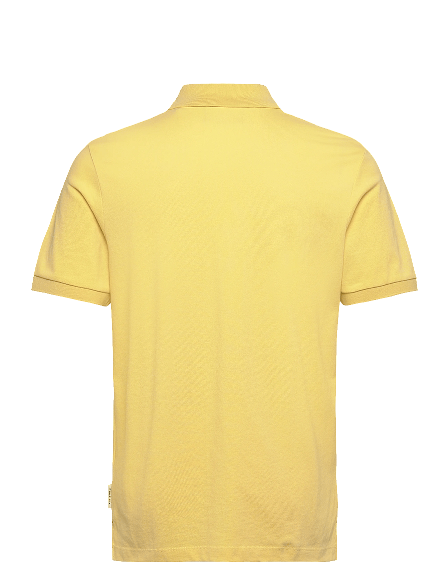 Scotch & Soda - Seasonal Core Pique Chest Logo Polo - kortærmede poloer - raffia - 2