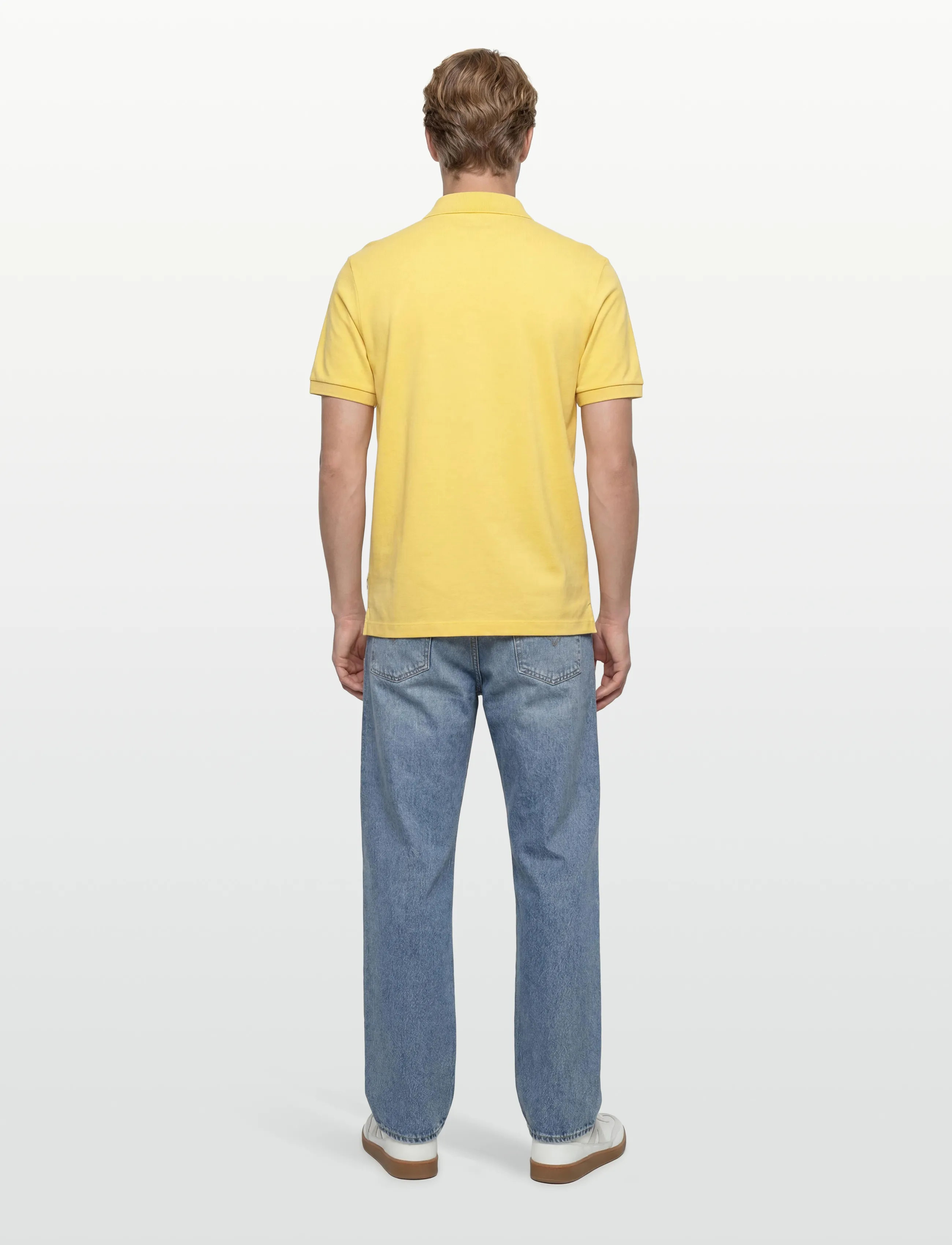 Scotch & Soda - Seasonal Core Pique Chest Logo Polo - kortærmede poloer - raffia - 4