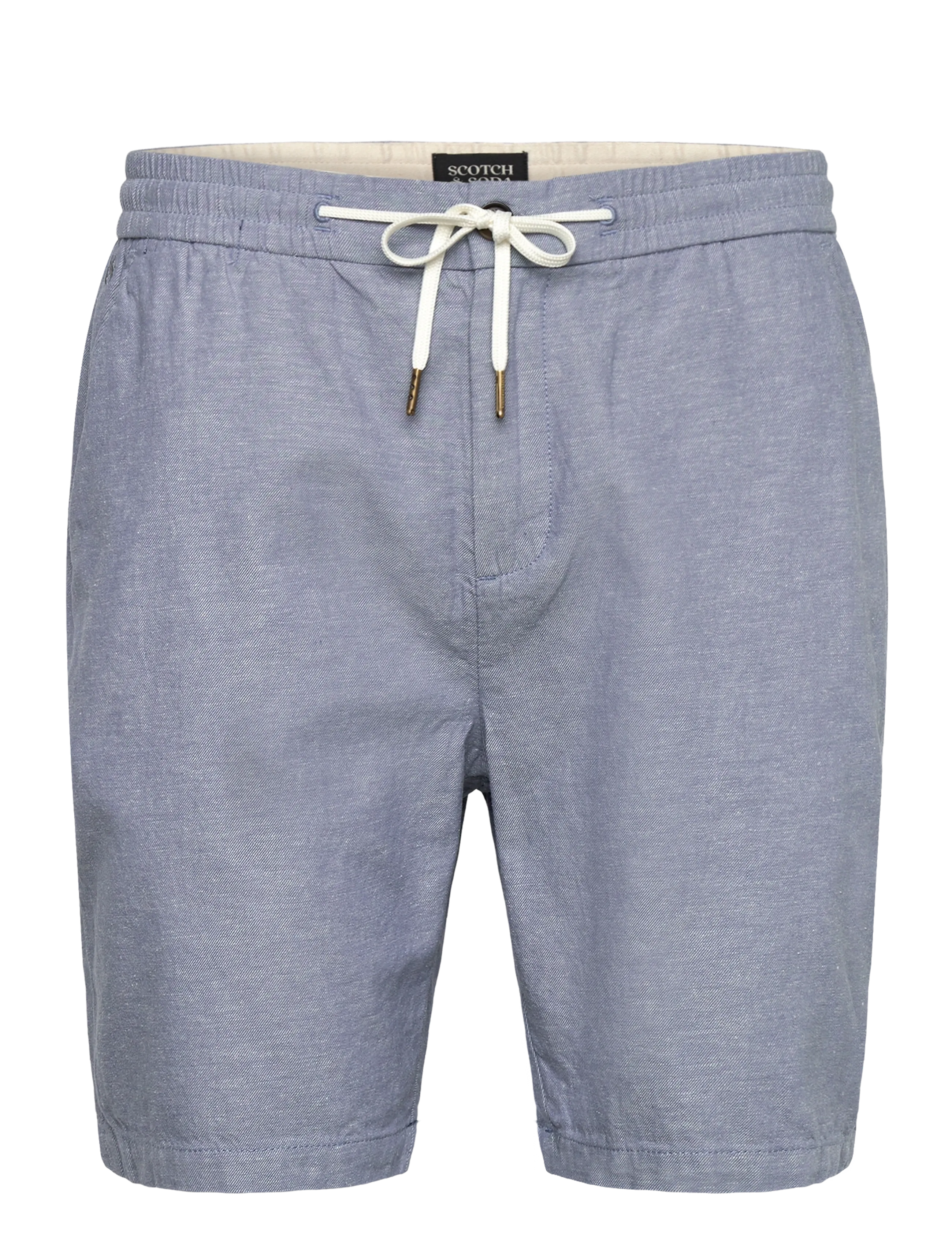 Scotch & Soda Seasonal Core Fave Cotton Linen Regularfit Chino Shorts - Shorts - INFINITY / blue