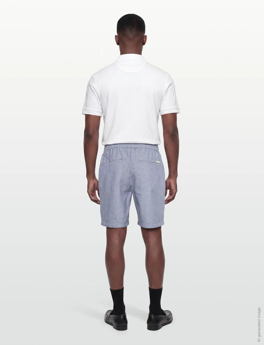 Scotch & Soda - Seasonal Core Fave Cotton Linen Regularfit Chino Shorts - ikdienas šorti - infinity - 4