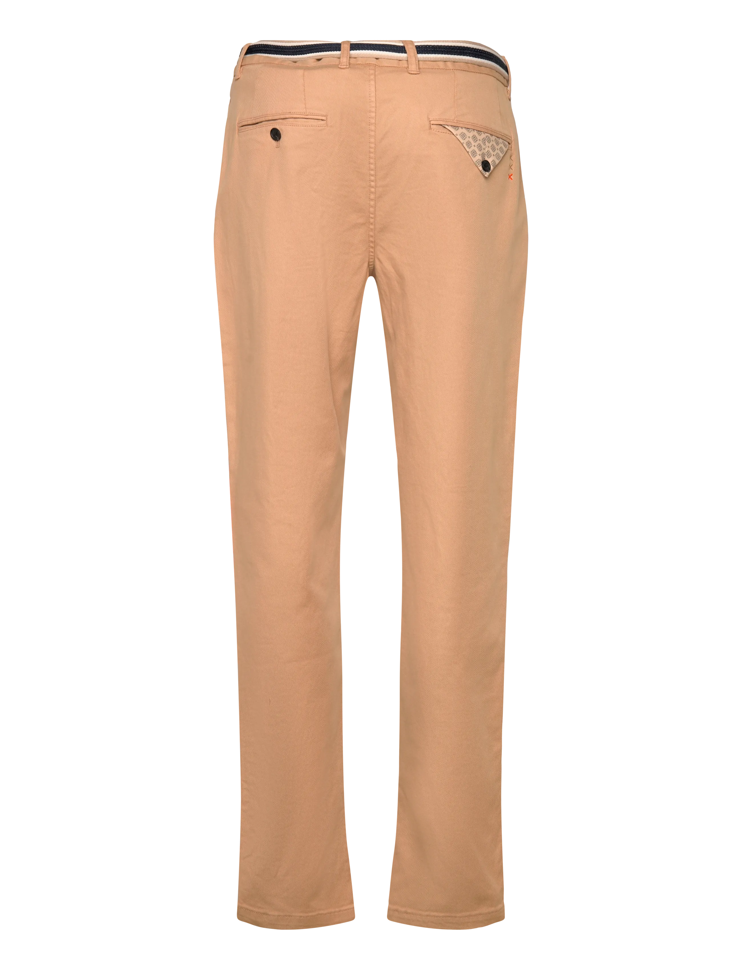 Scotch & Soda - Warren cotton blend twill belted chino - freizeithosen - travertine - 2