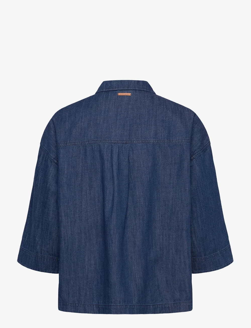 Scotch & Soda - Lightweight denim popover shirt - jeanshemden - washed indigo - 1