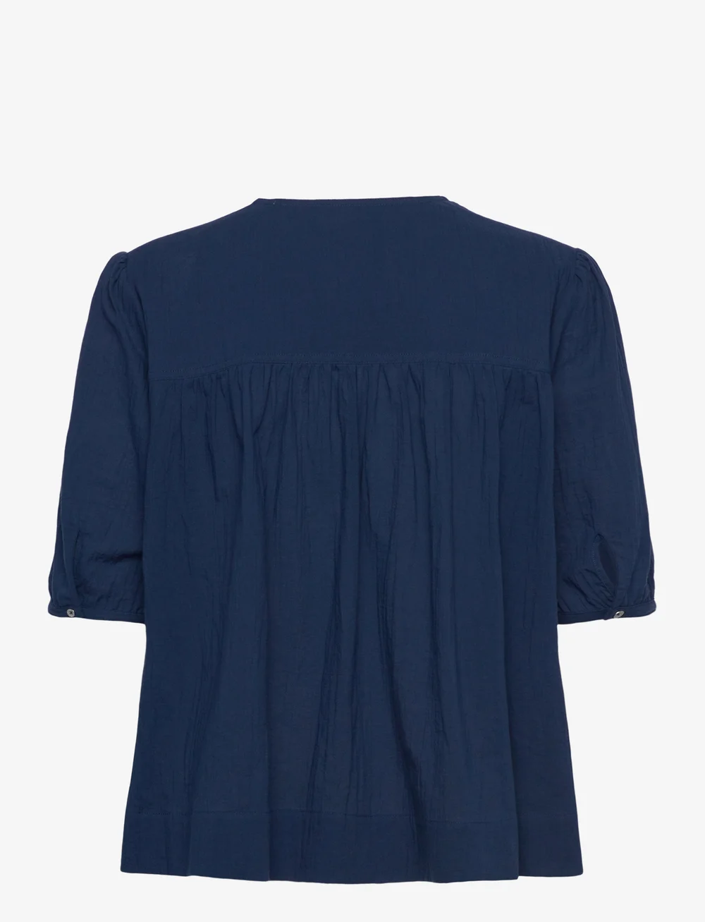 Scotch & Soda - Printed short sleeve top - kurzämlige blusen - atlantic blue - 1
