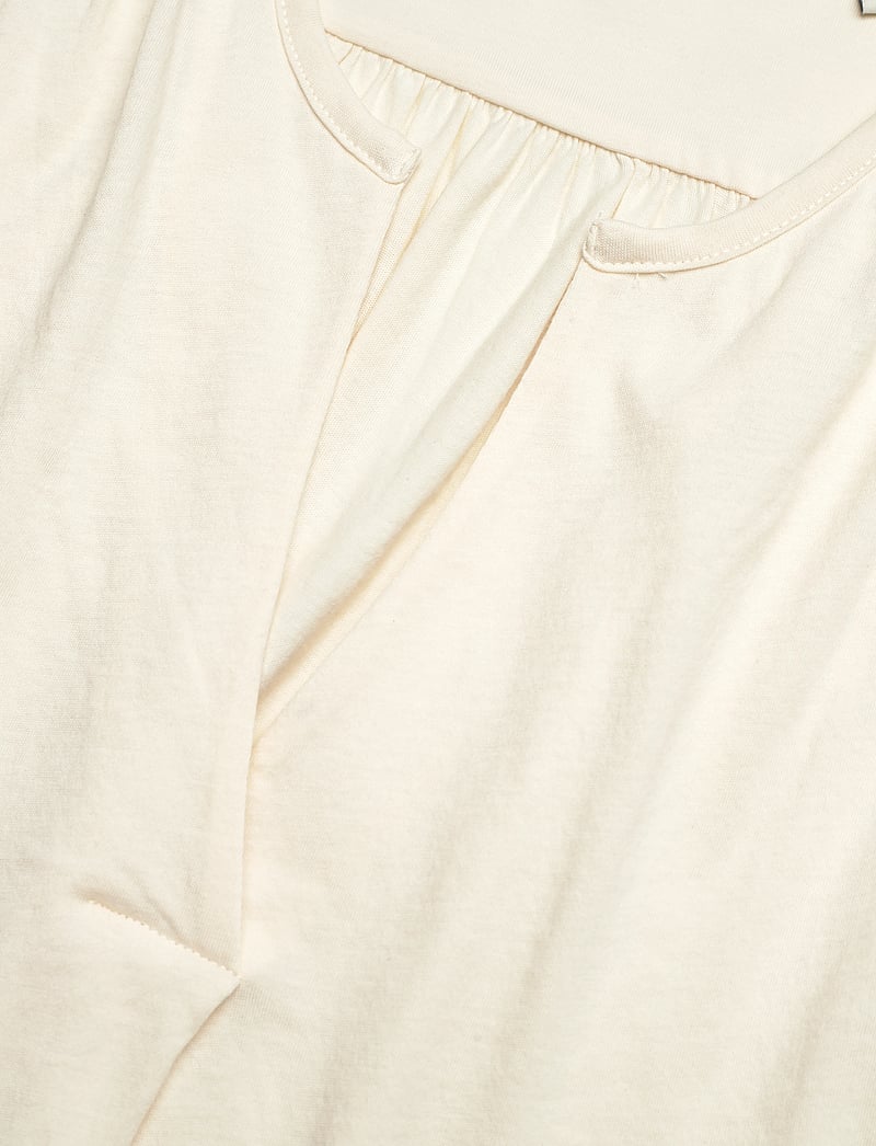 Scotch & Soda - Drapey V-neck T-shirt - Ülikonna vestid - soft ice - 2