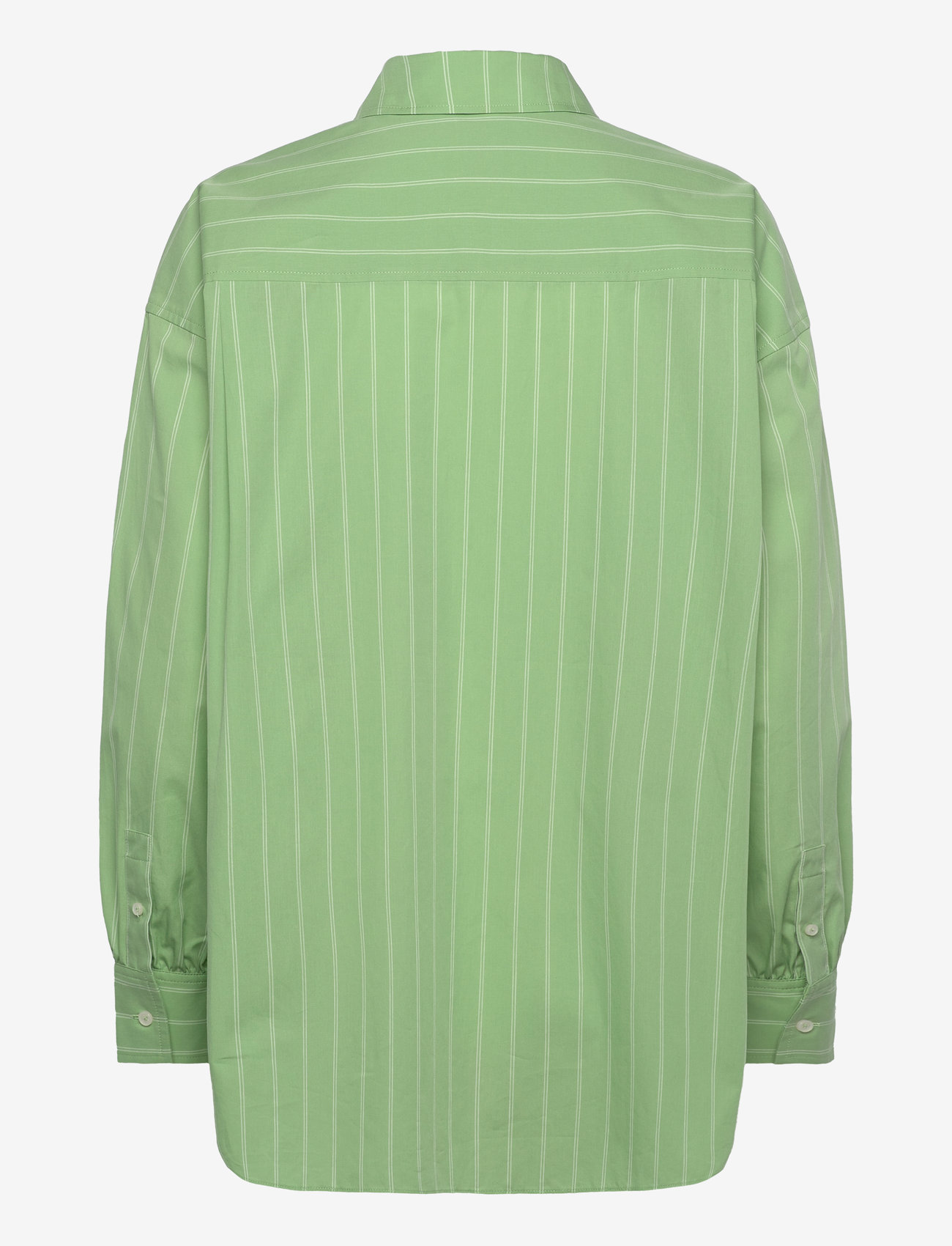 Scotch & Soda - Striped girlfriend shirt - pikkade varrukatega särgid - pistachio/ soft ice stripe - 1