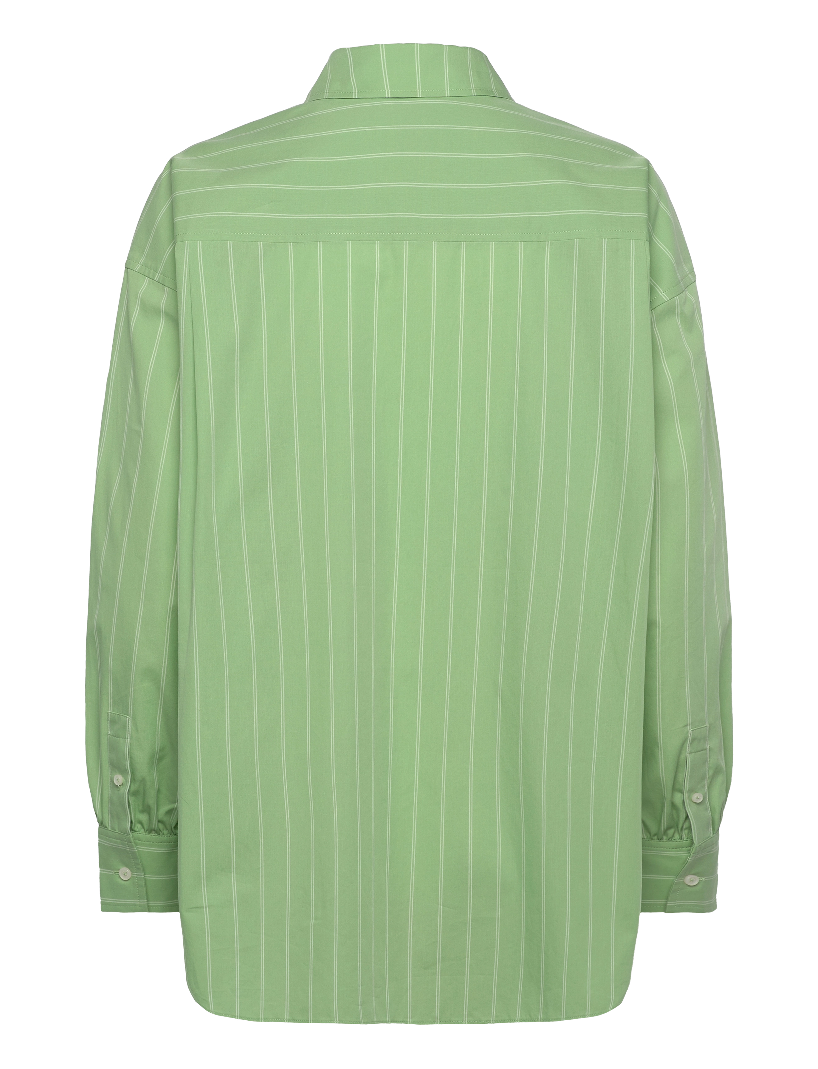 Scotch & Soda - Striped girlfriend shirt - pikkade varrukatega särgid - pistachio/ soft ice stripe - 1
