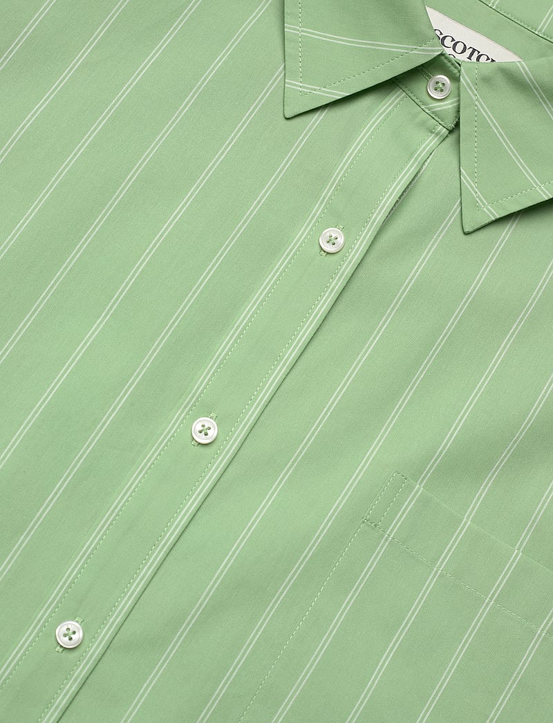 Scotch & Soda - Striped girlfriend shirt - pikkade varrukatega särgid - pistachio/ soft ice stripe - 2