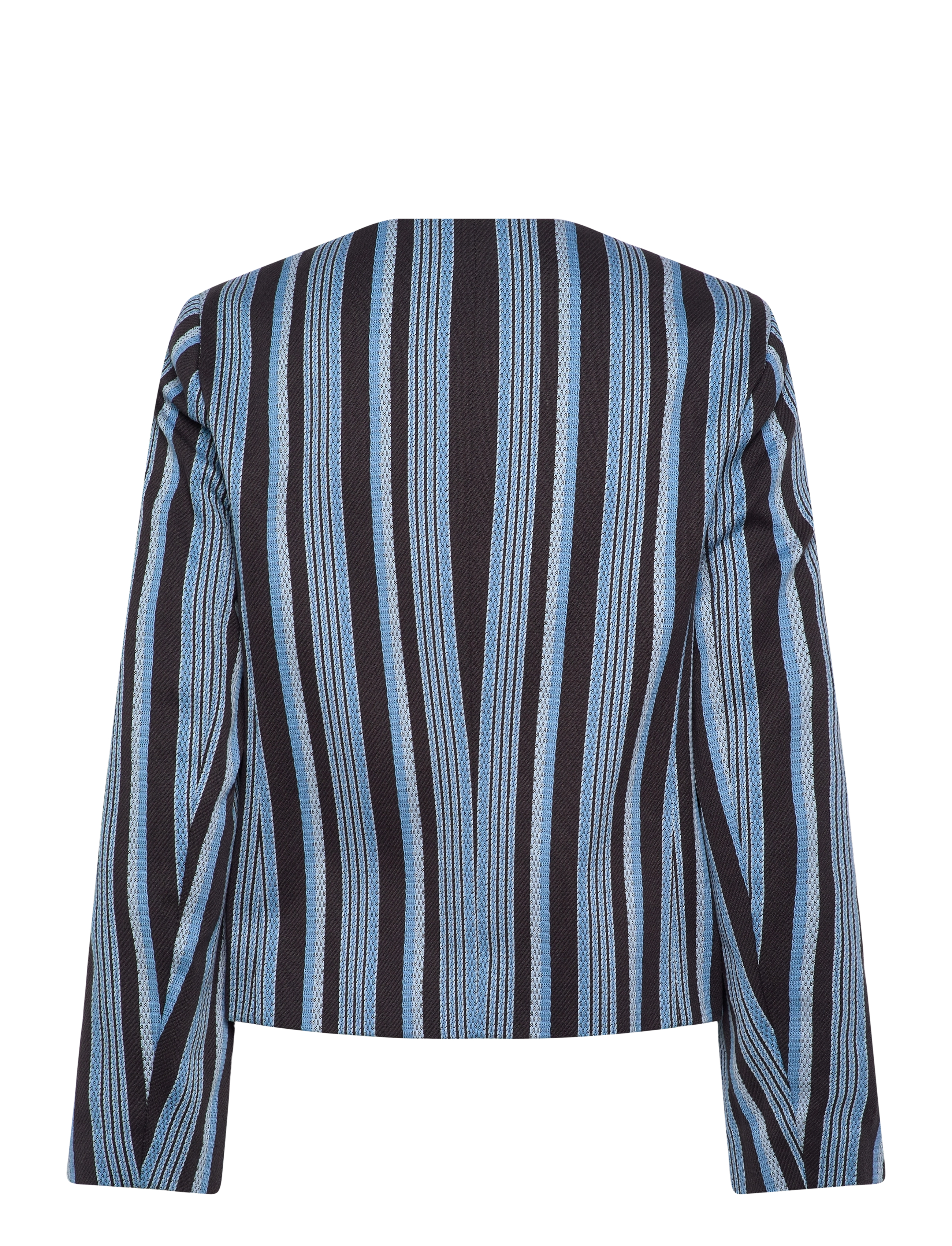 Scotch & Soda - Textured stripe casual blazer - lühikesed pintsakud - lunar pier stripe - 1