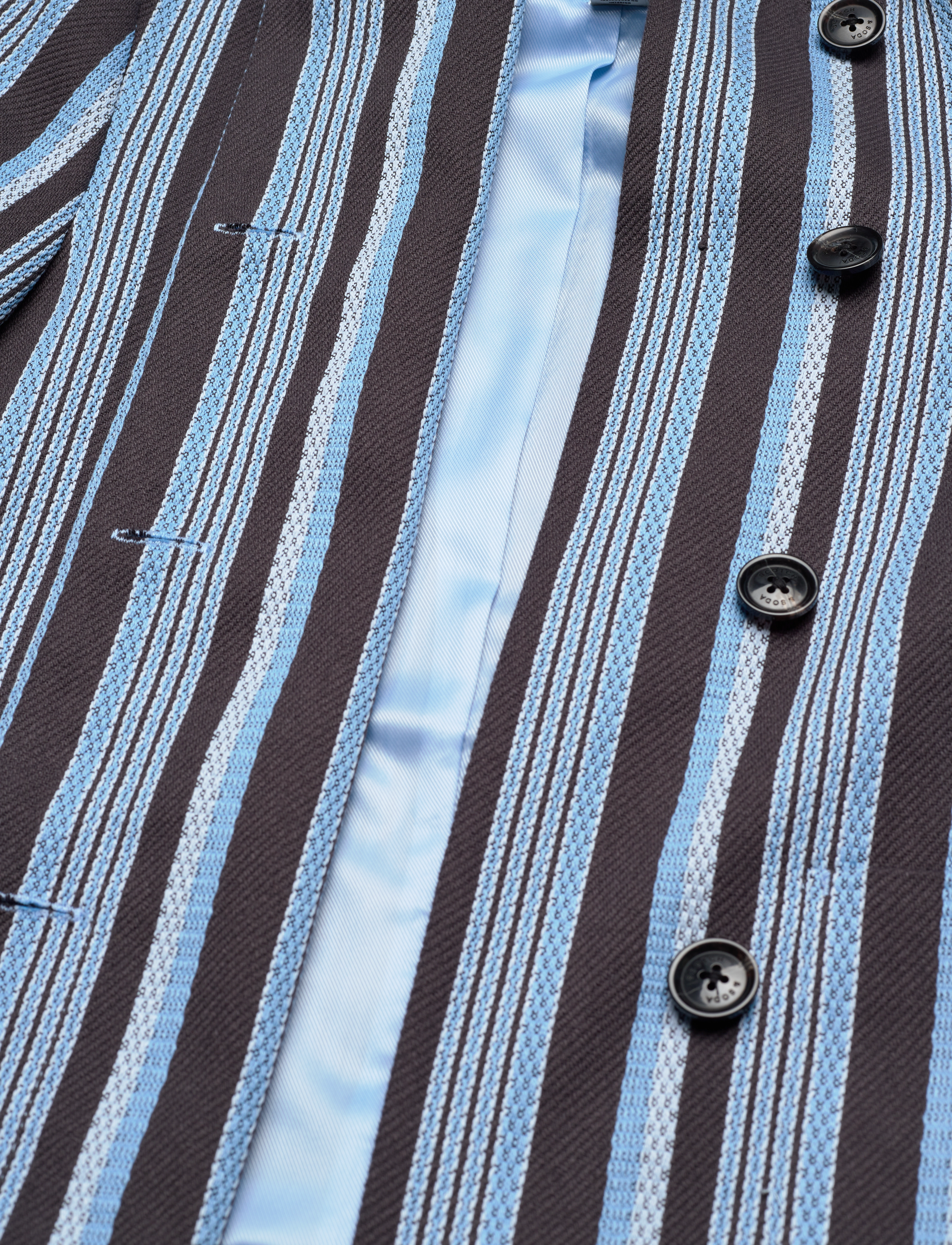Scotch & Soda - Textured stripe casual blazer - lühikesed pintsakud - lunar pier stripe - 4