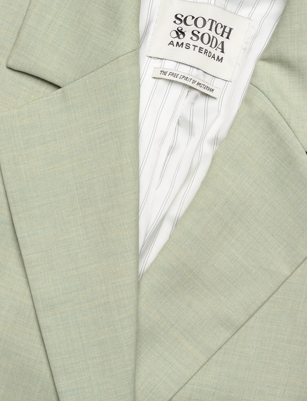 Scotch & Soda - Drapey belted blazer - blazere med bælte - pistachio - 2