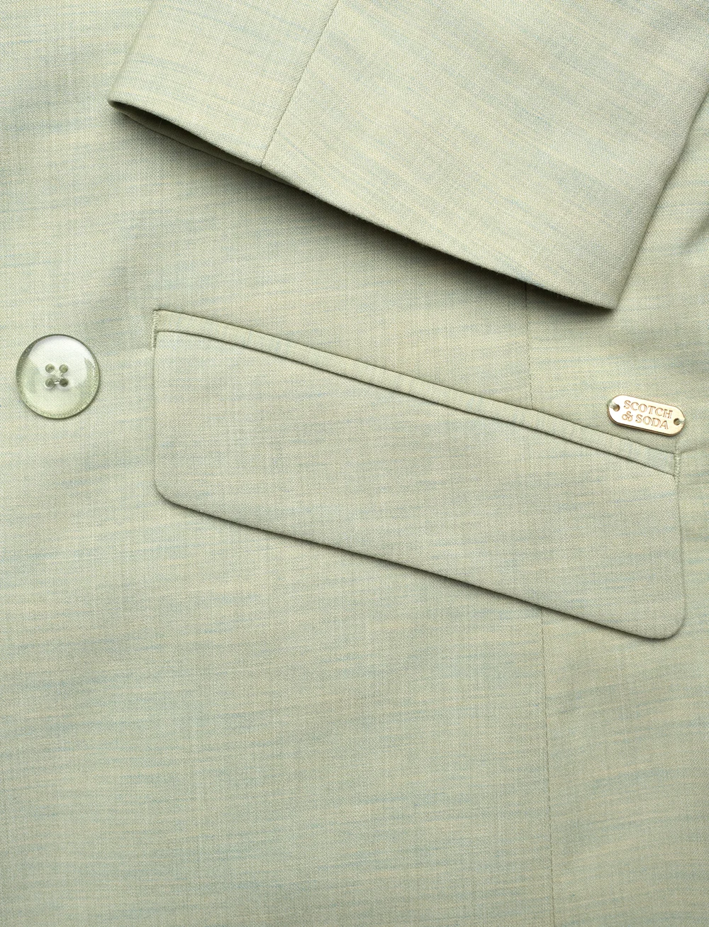 Scotch & Soda - Drapey belted blazer - blazere med bælte - pistachio - 3