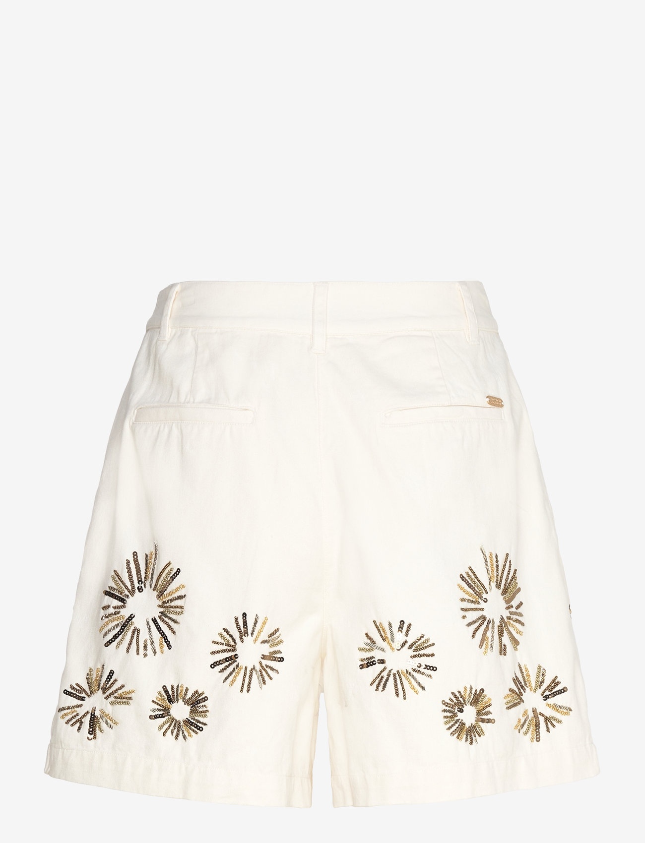 Scotch & Soda - Embellished high rise  shorts - lühikesed vabaajapüksid - soft ice - 1