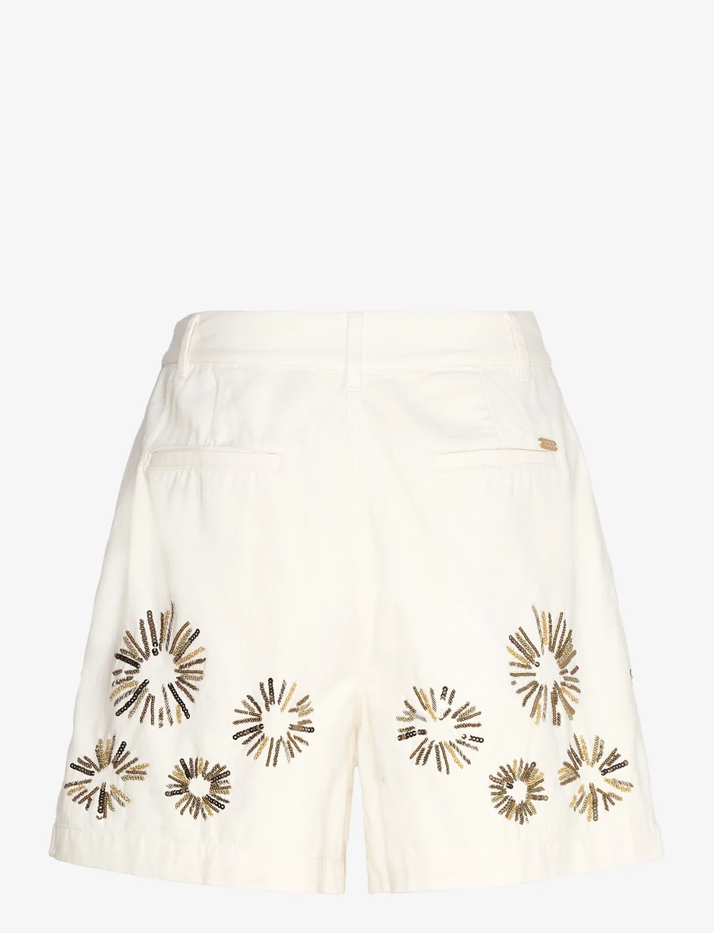 Scotch & Soda - Embellished high rise shorts - casual shorts - soft ice - 1