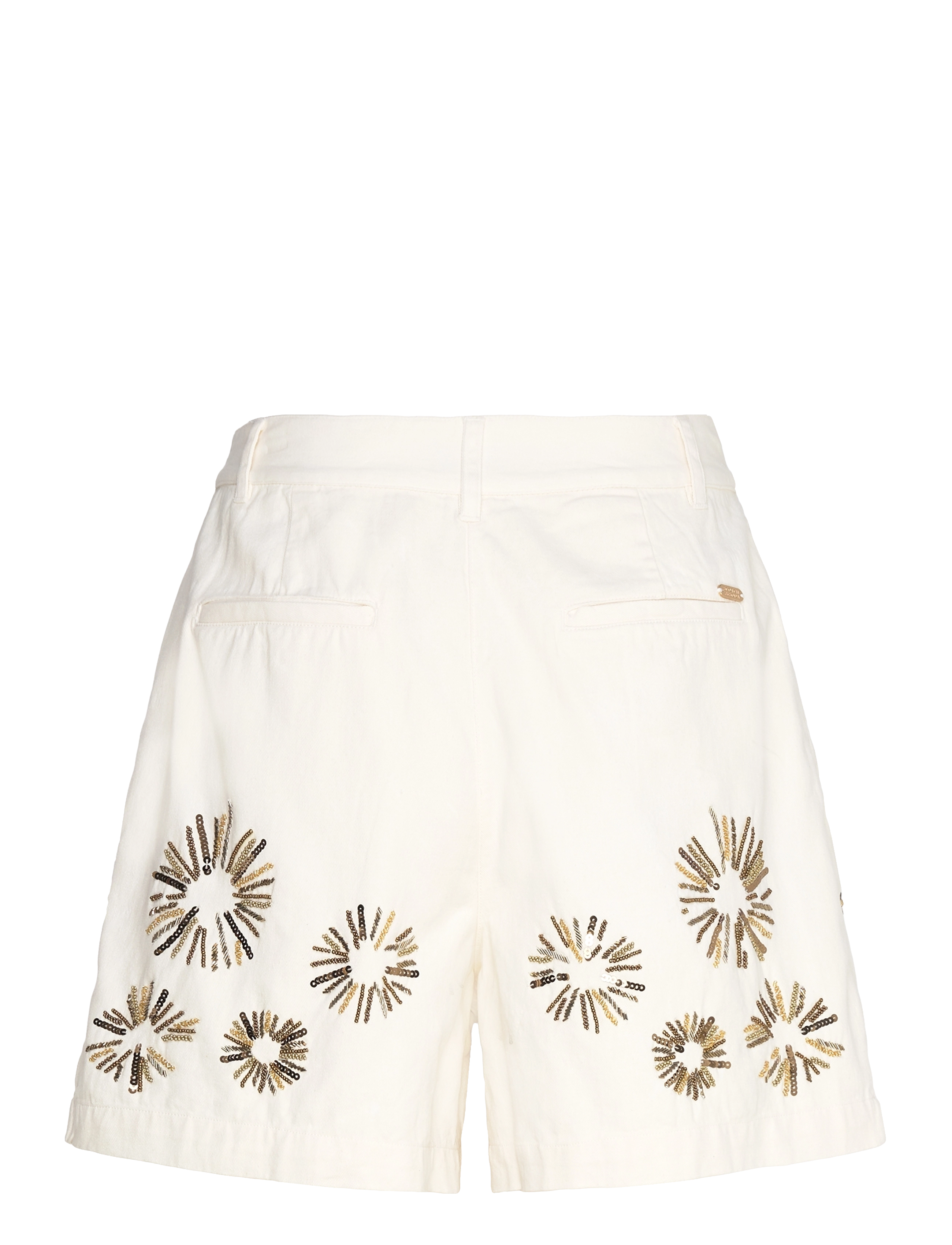 Scotch & Soda - Embellished high rise  shorts - soft ice - 1