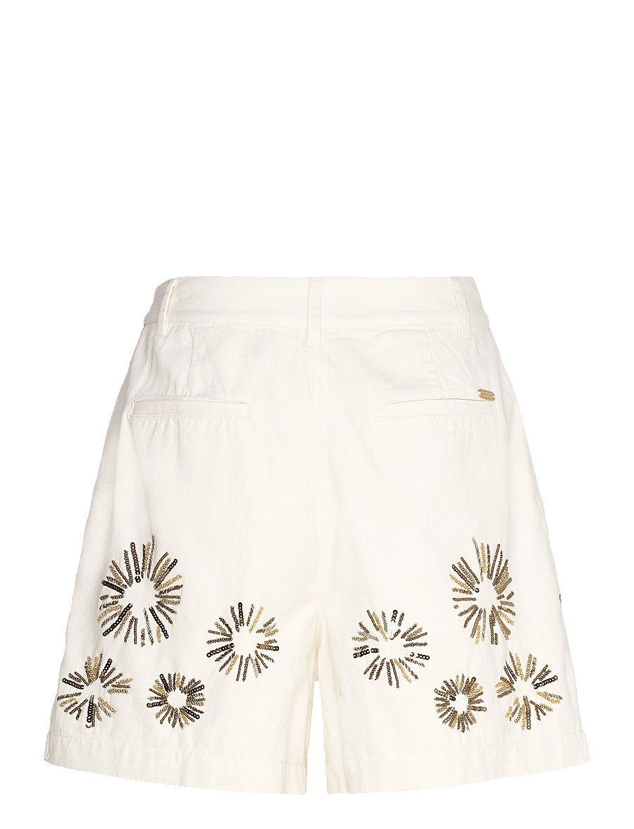 Scotch & Soda - Embellished high rise shorts - soft ice - 1
