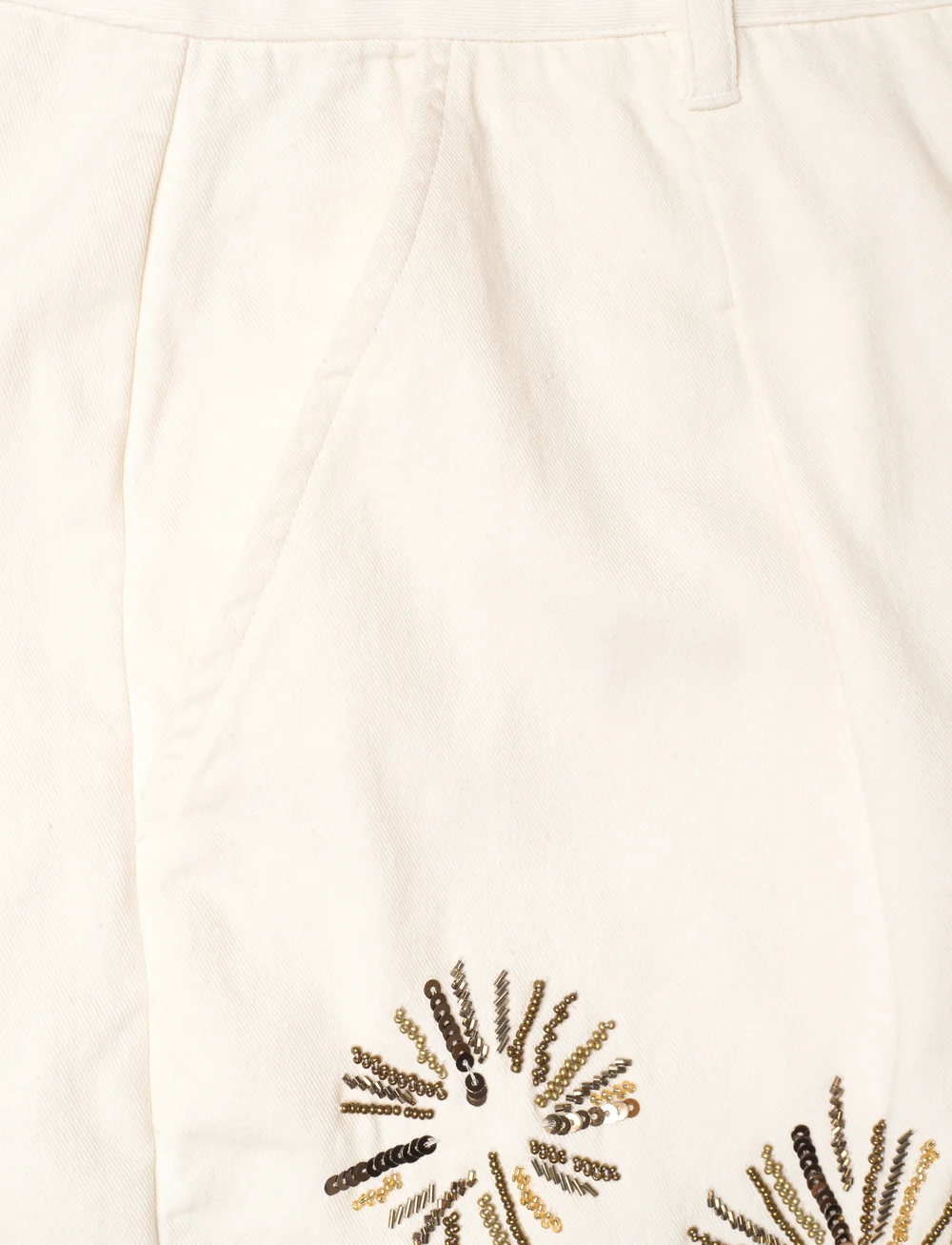 Scotch & Soda - Embellished high rise shorts - casual shorts - soft ice - 2