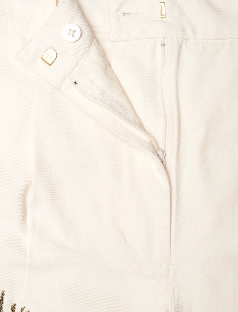 Scotch & Soda - Embellished high rise shorts - casual shorts - soft ice - 3