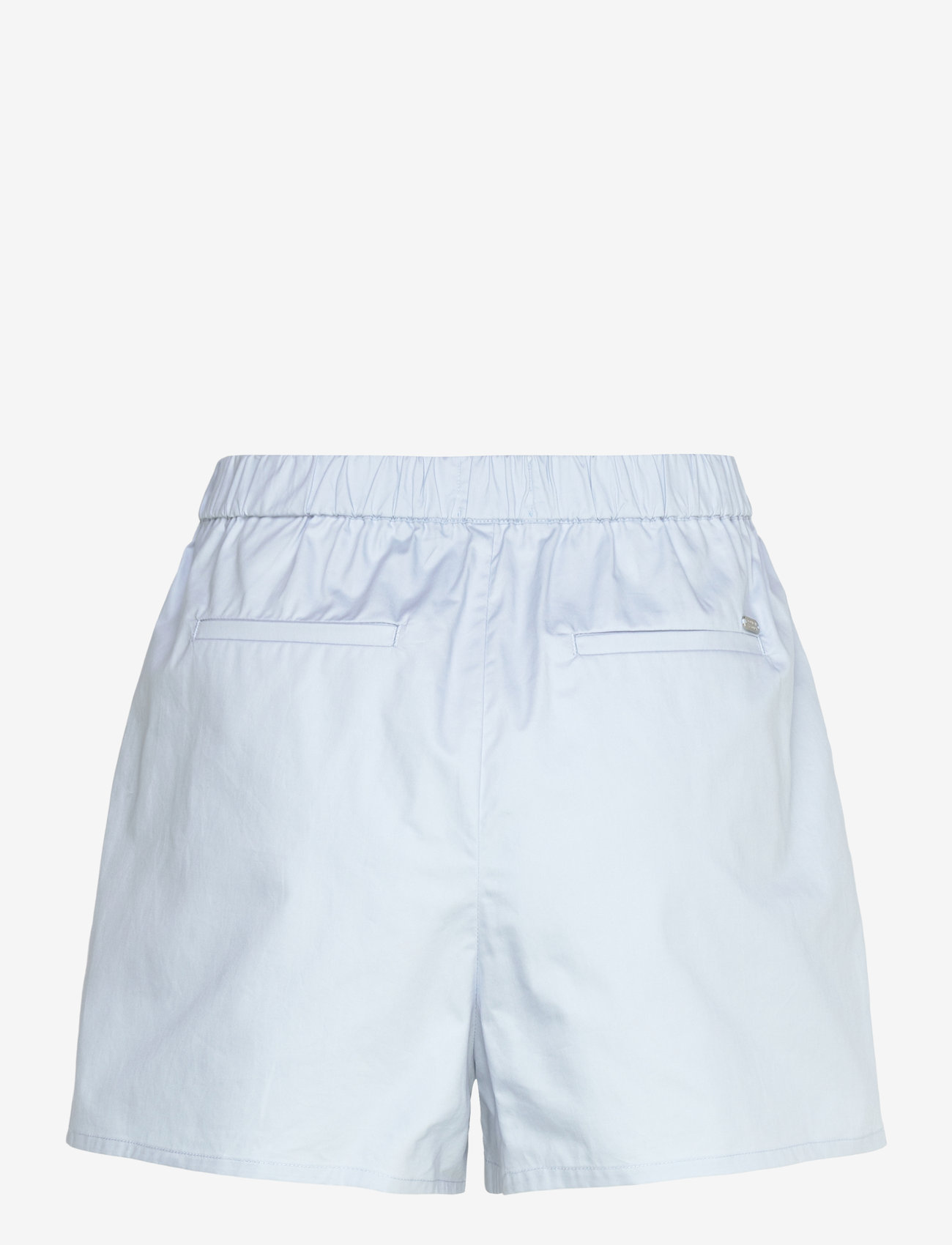 Scotch & Soda - Placed broderie high-rise shorts - casual shorts - shirting blue - 1