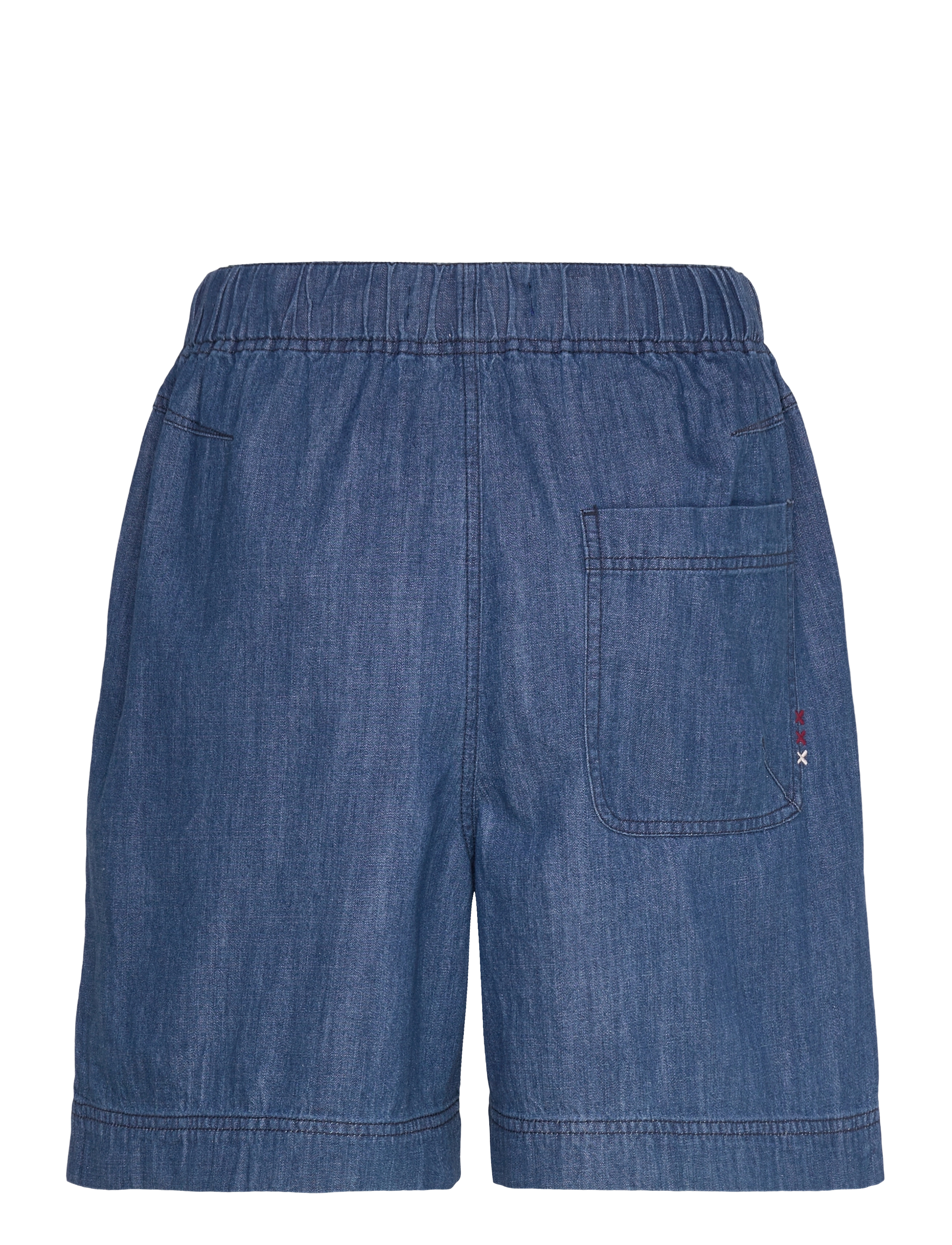 Scotch & Soda - Sporty utility short in lightweight denim —  Washed Indigo - washed indigo - 1