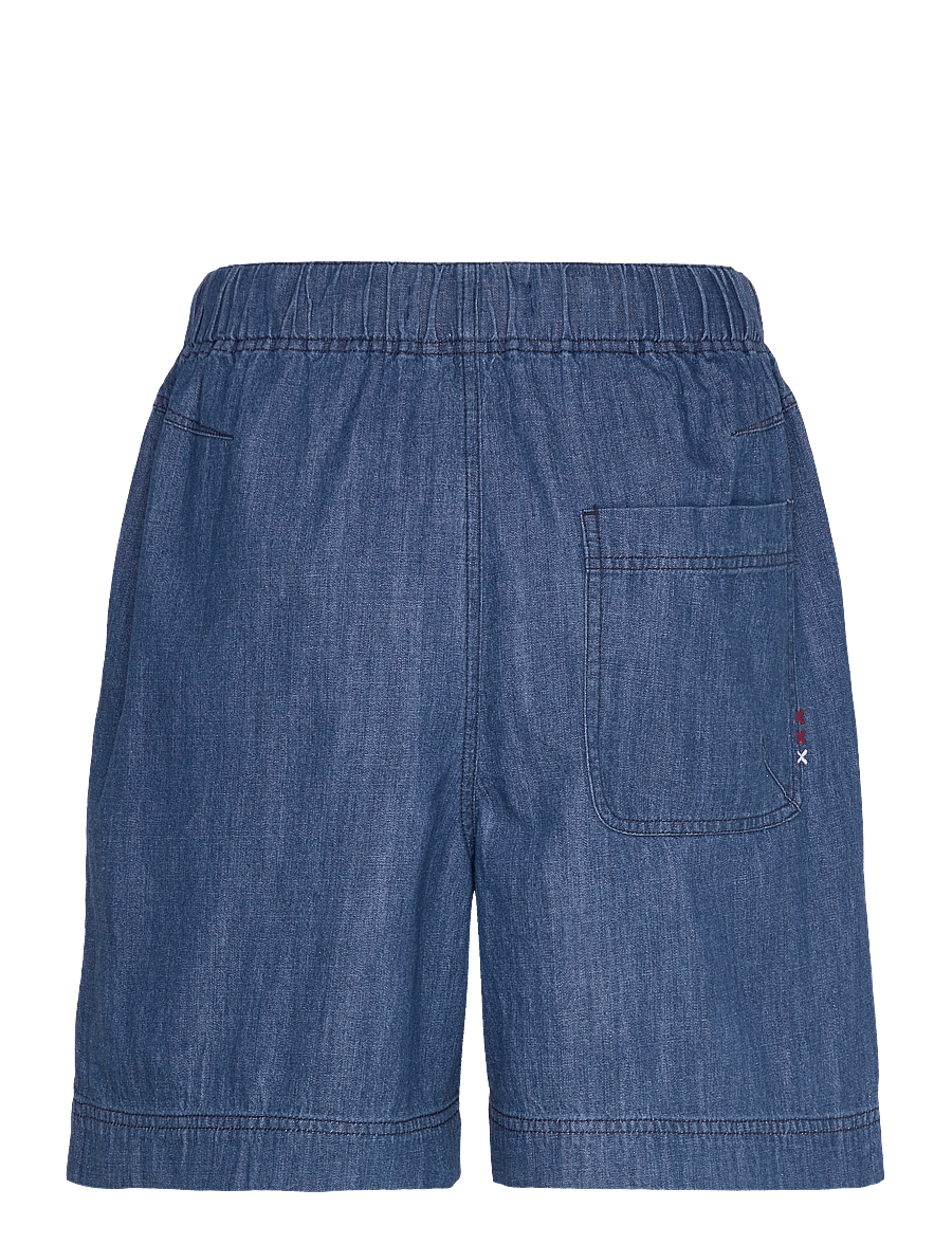 Scotch & Soda - Sporty utility short in lightweight denim — Washed Indigo - washed indigo - 1