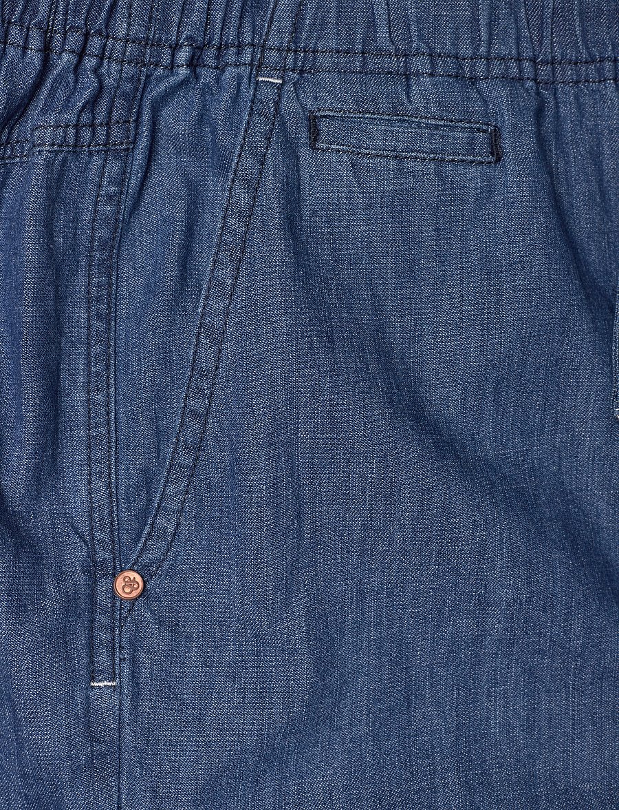 Scotch & Soda - Sporty utility short in lightweight denim — Washed Indigo - washed indigo - 2