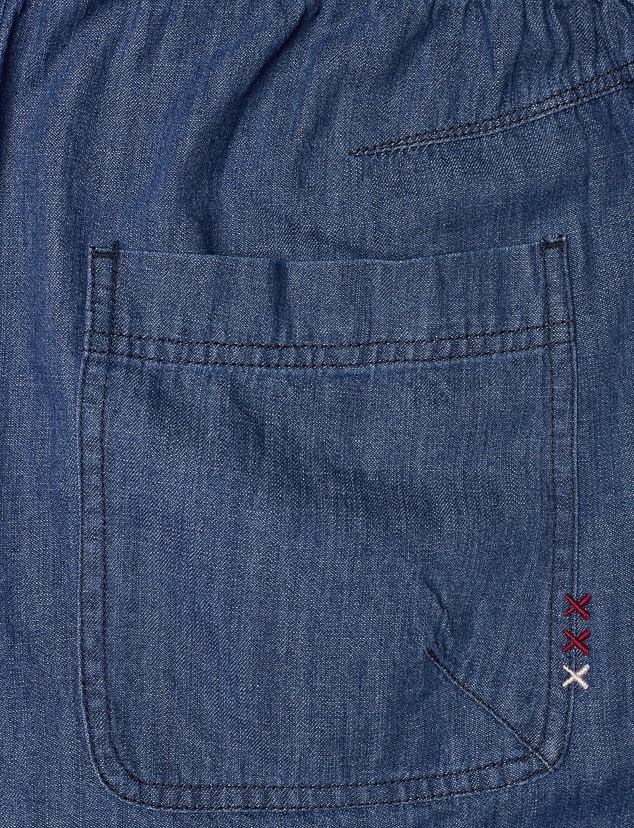 Scotch & Soda - Sporty utility short in lightweight denim — Washed Indigo - washed indigo - 4