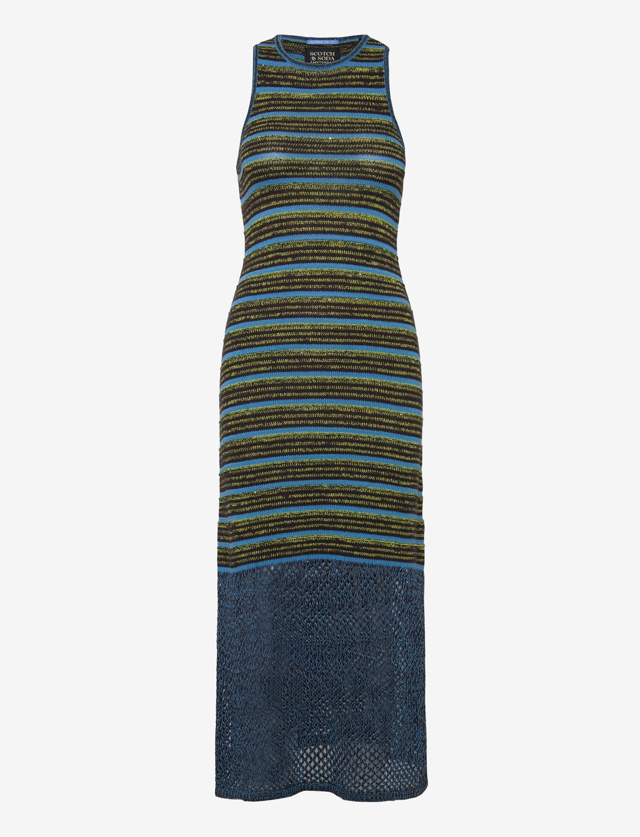 Scotch Soda Sequin Stripe Knitted Dress (SASUFU00608T) Maxi dresses 