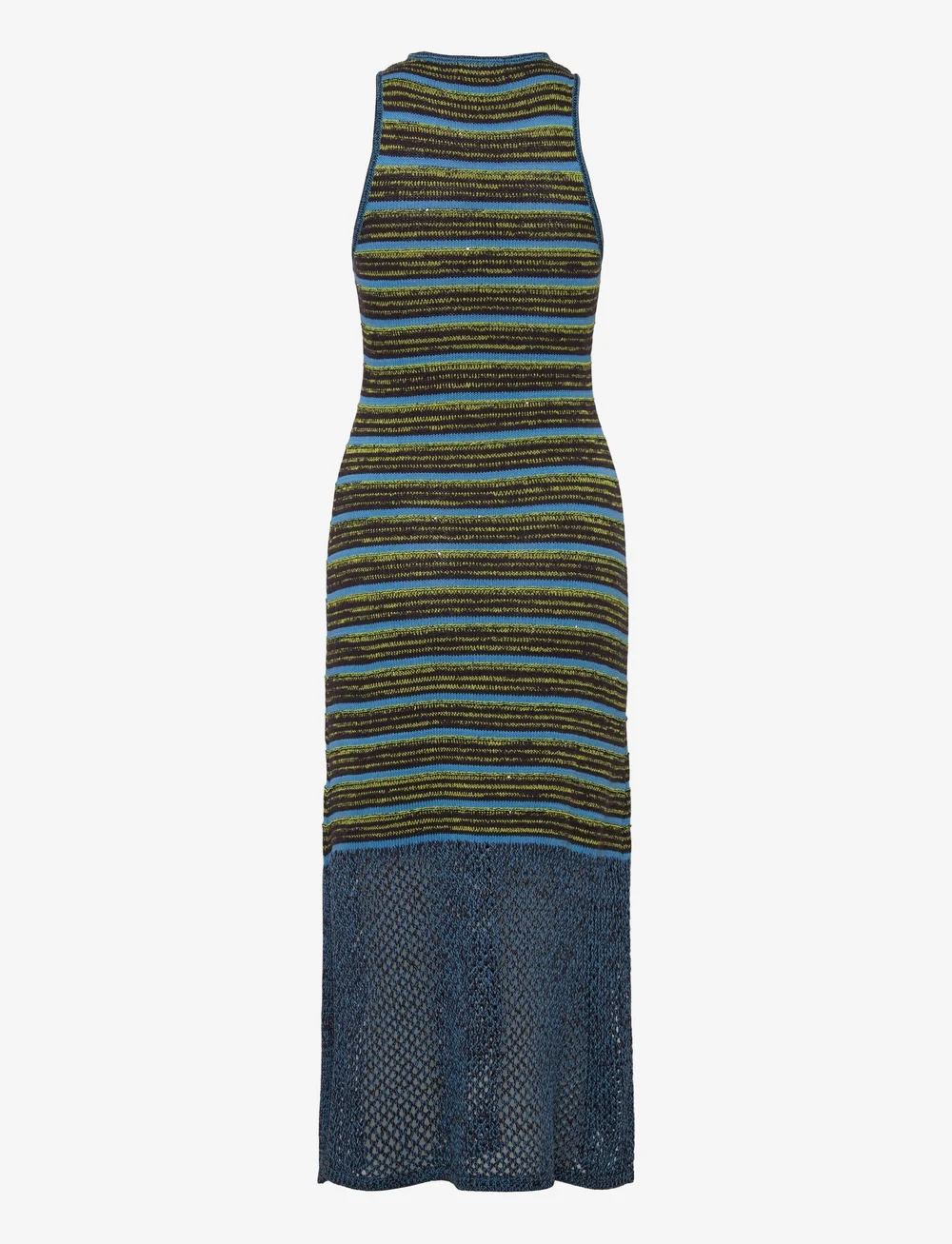 Scotch & Soda - Sequin stripe knitted dress - stickade klänningar - washed black - 1