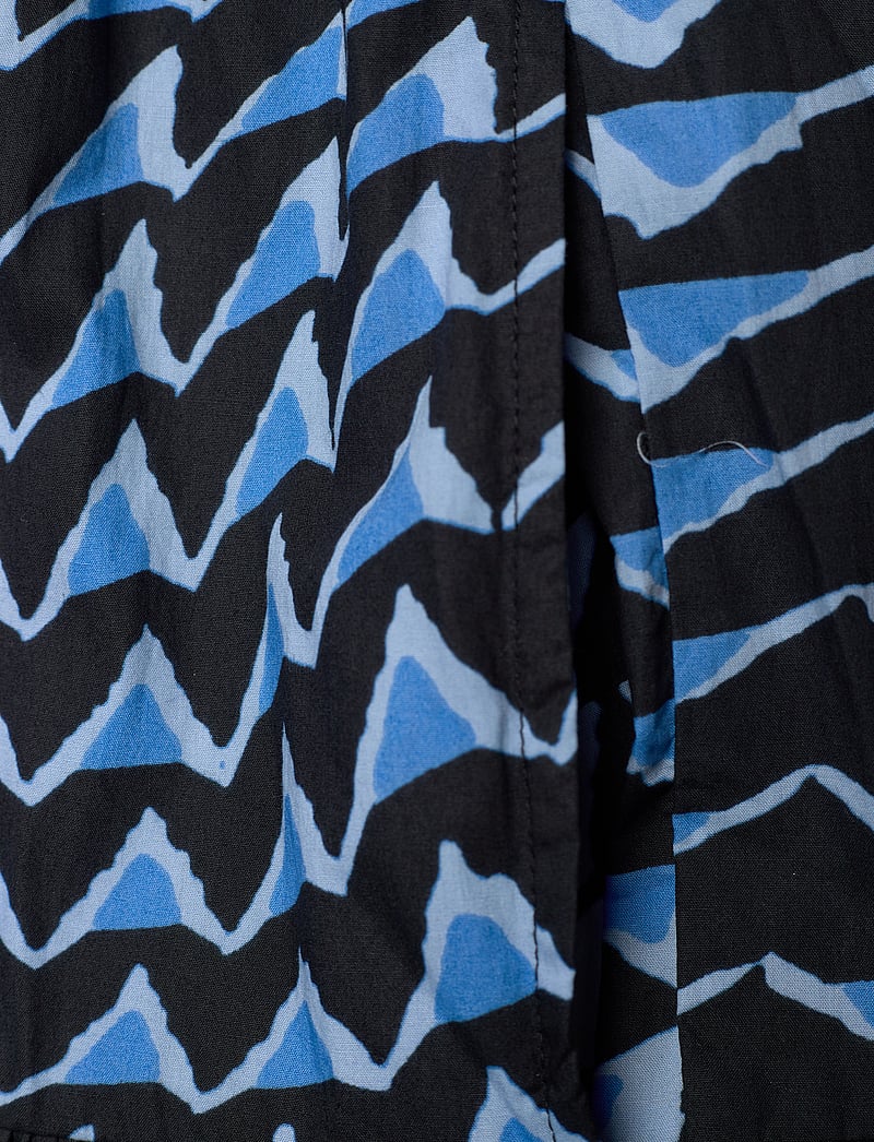 Scotch & Soda - Tiered poplin midi dress - suvekleidid - house of mirrors blue - 3