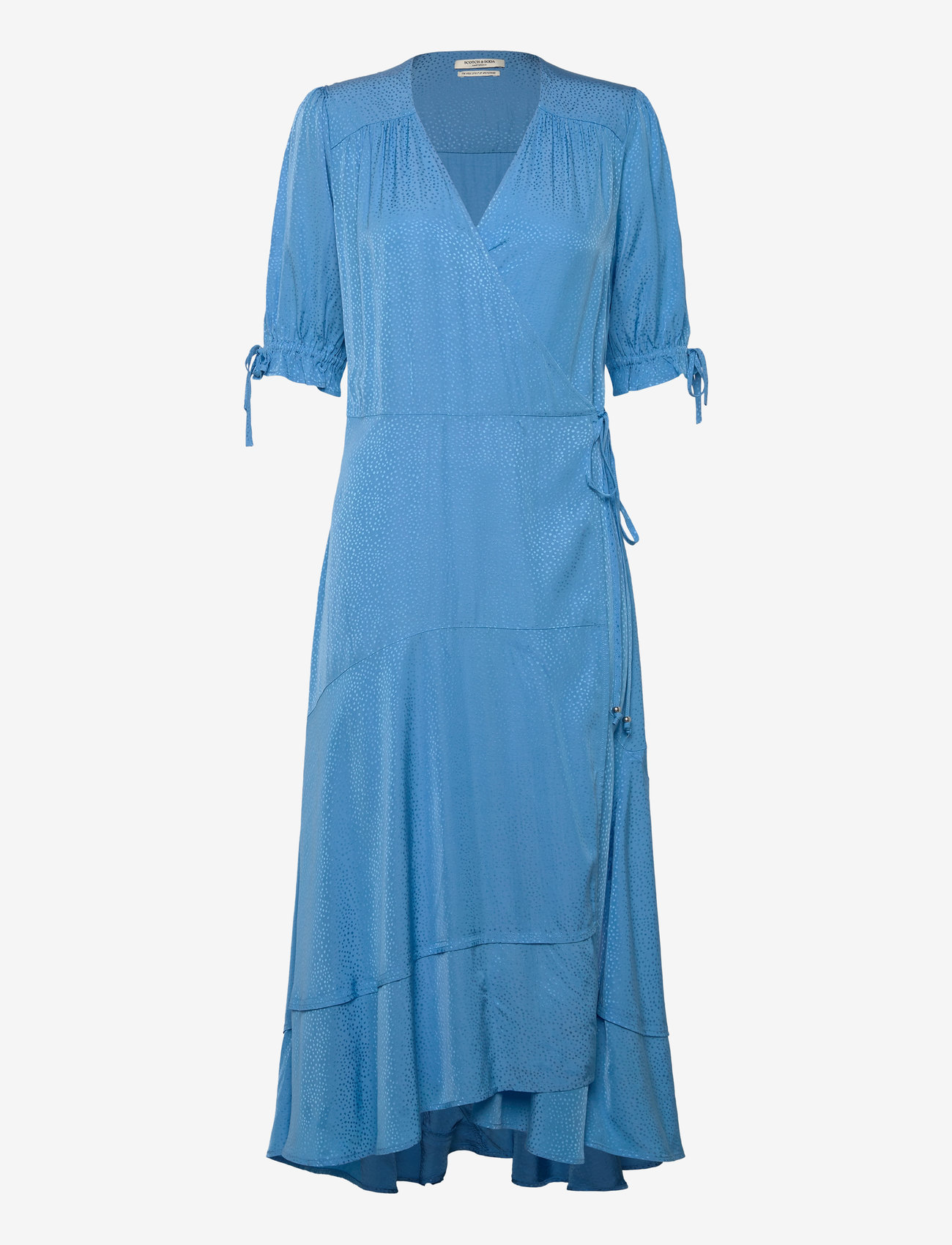 Scotch & Soda - Midi Wrap dress - wickelkleider - aqua blue - 0