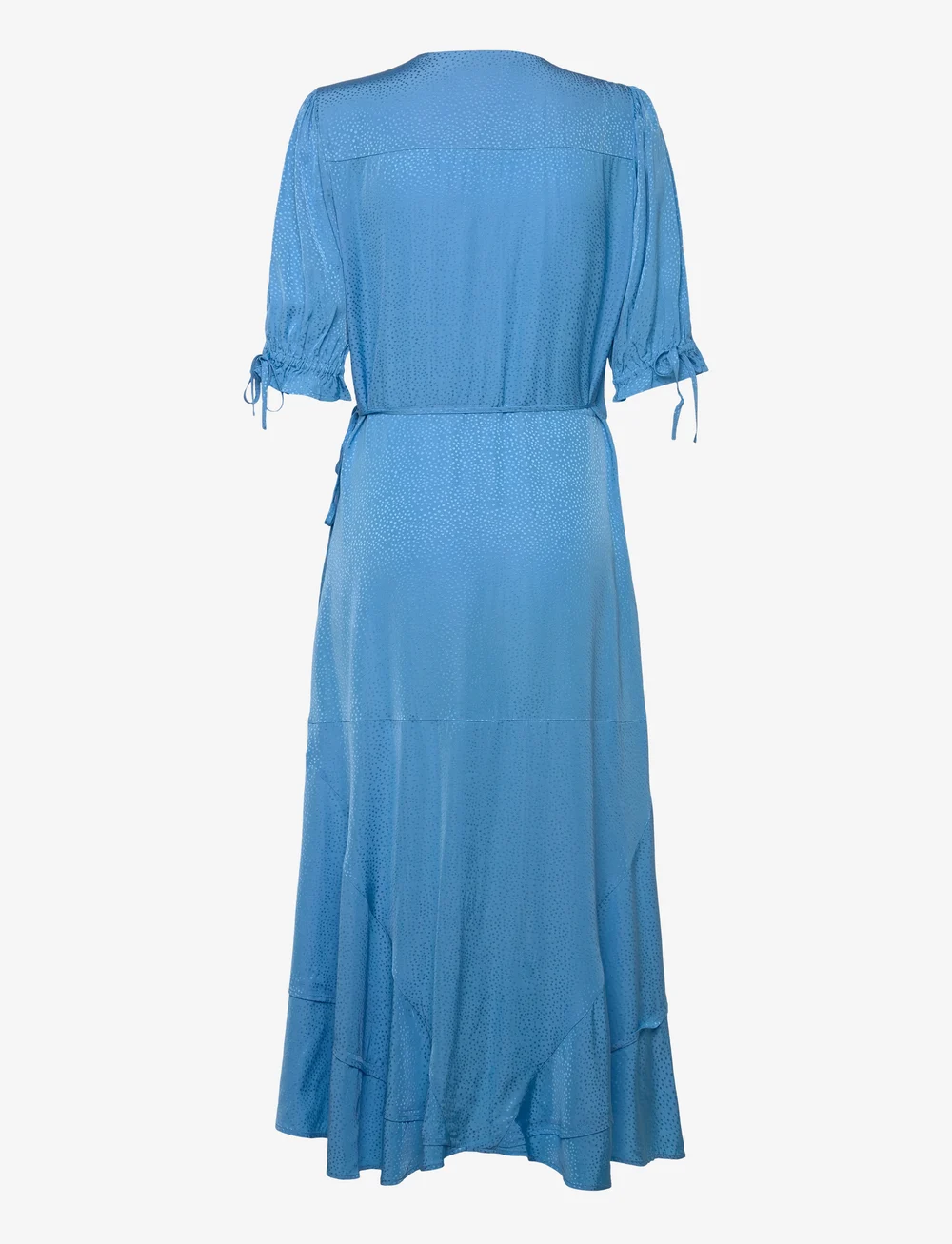 Scotch & Soda - Midi Wrap dress - omlottklänningar - aqua blue - 1