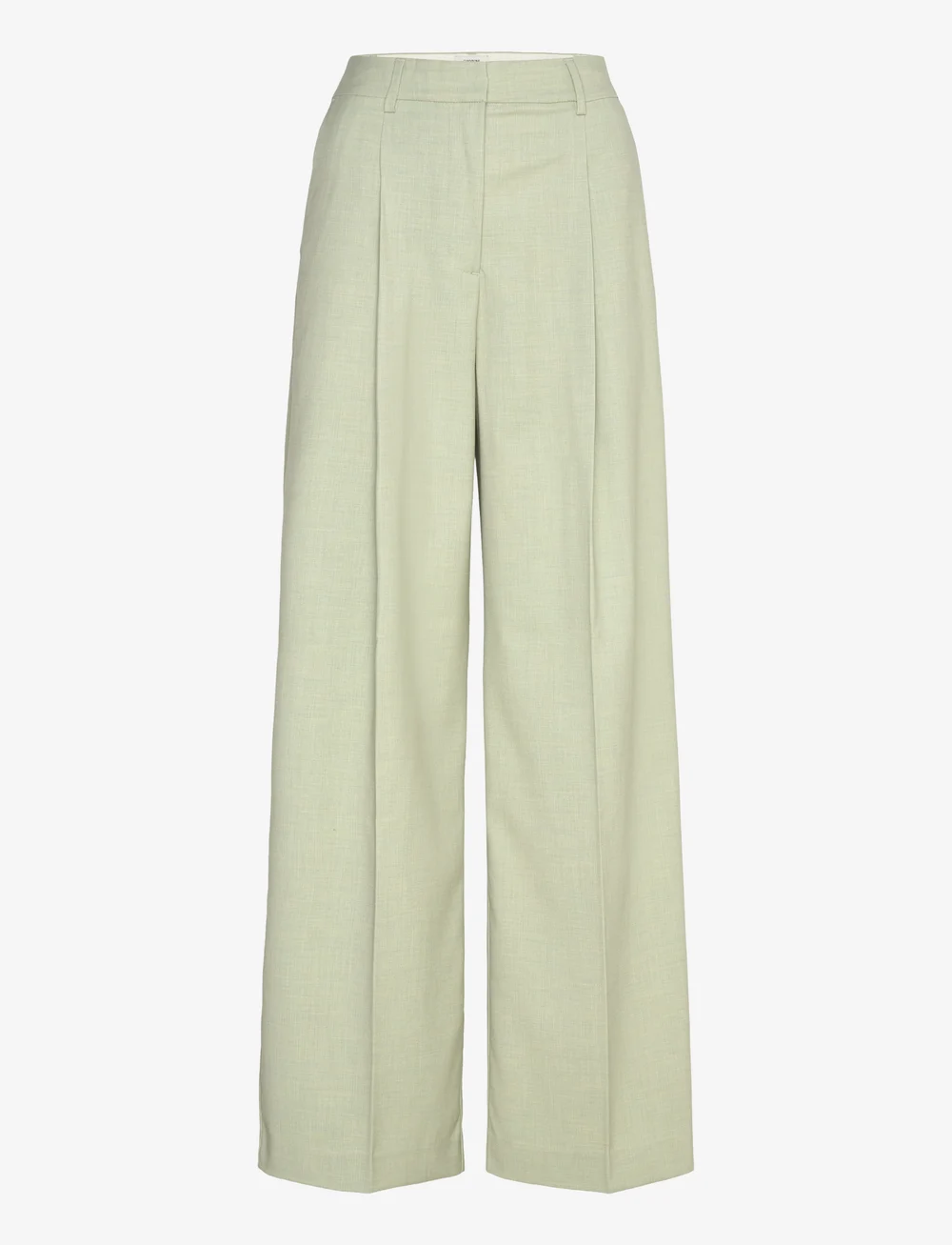 Scotch & Soda - Rose high-rise wide-leg pants - tailored trousers - pistachio - 0