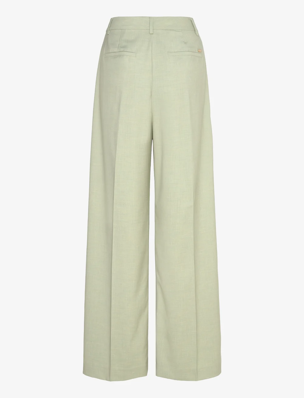Scotch & Soda - Rose high-rise wide-leg pants - tailored trousers - pistachio - 1