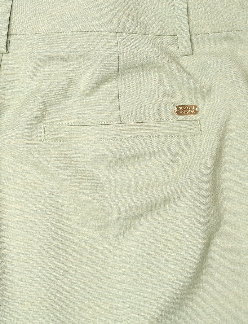 Scotch & Soda - Rose high-rise wide-leg pants - tailored trousers - pistachio - 4