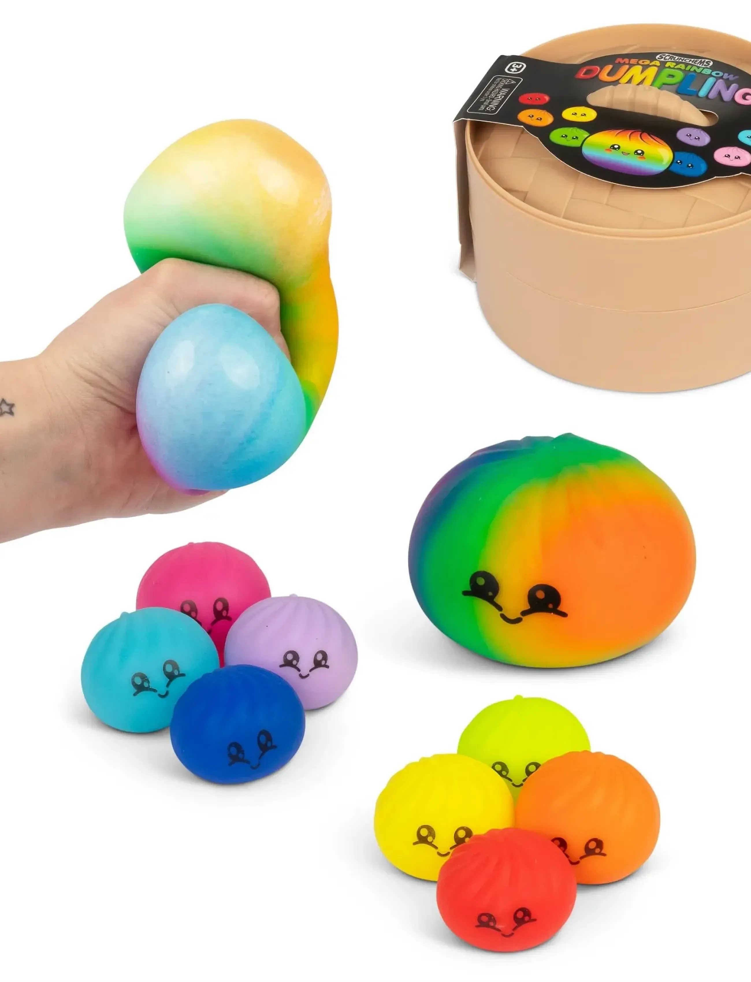 Scrunchems - SCRUNCHEMS Mega Rainbow Dumpling set - fidget toys - multicolor - 0