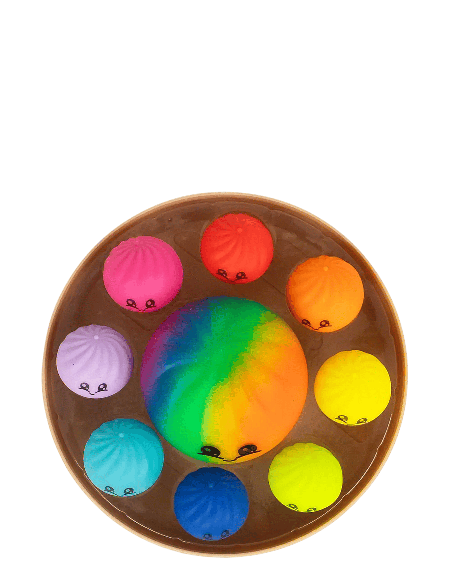Scrunchems - SCRUNCHEMS Mega Rainbow Dumpling set - fidget toys - multicolor - 4