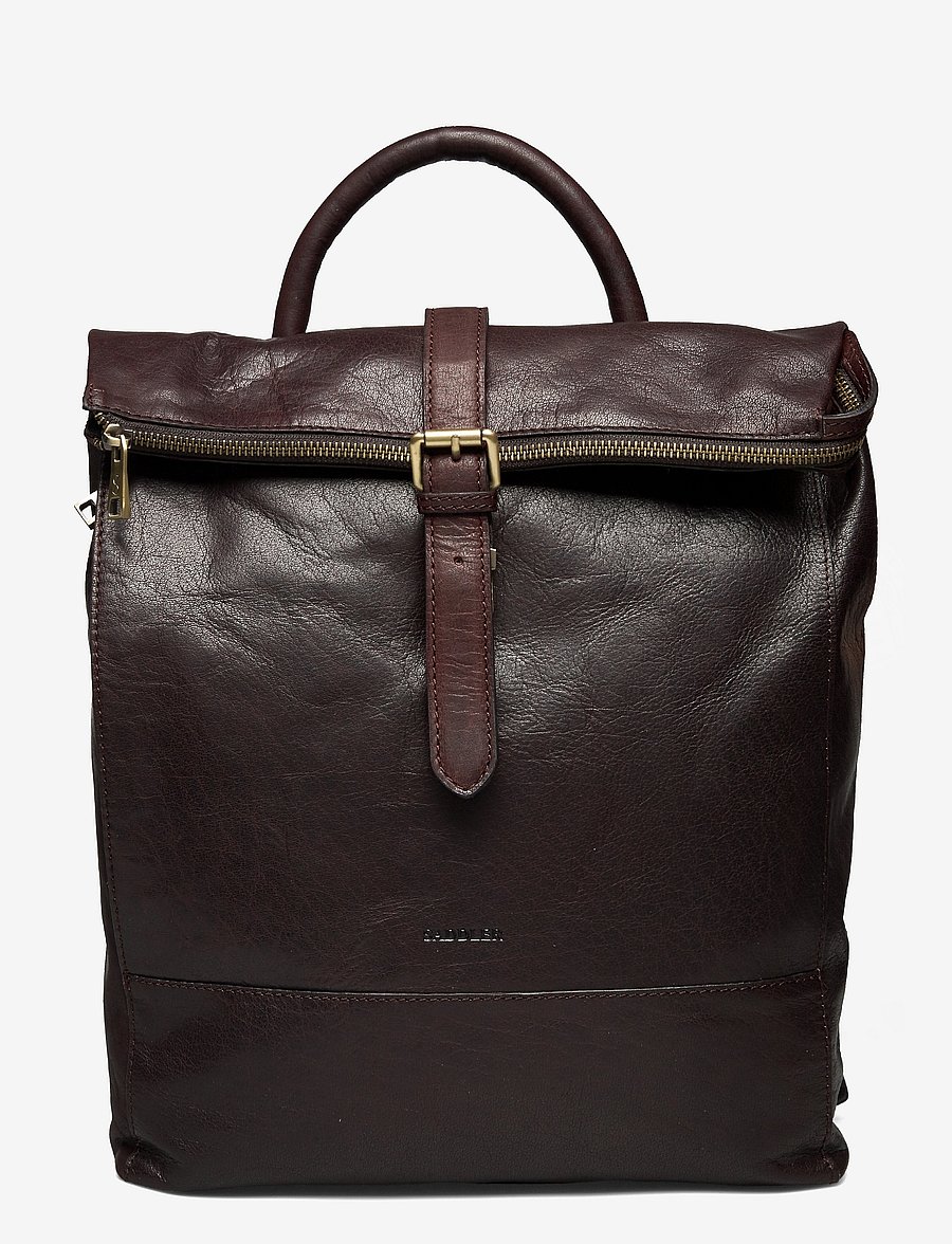 Saddler - Palermo - business backpacks - dk.brown - 0