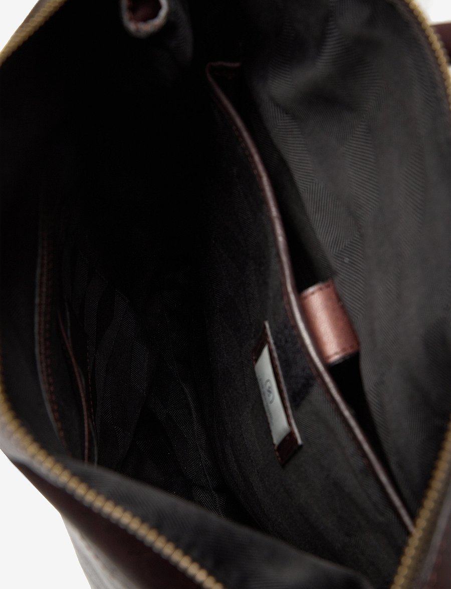 Saddler - Palermo - business backpacks - dk.brown - 3