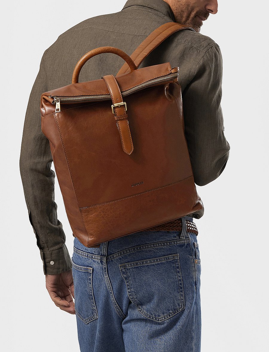 Saddler - Palermo - business-rucksäcke - midbrown - 0