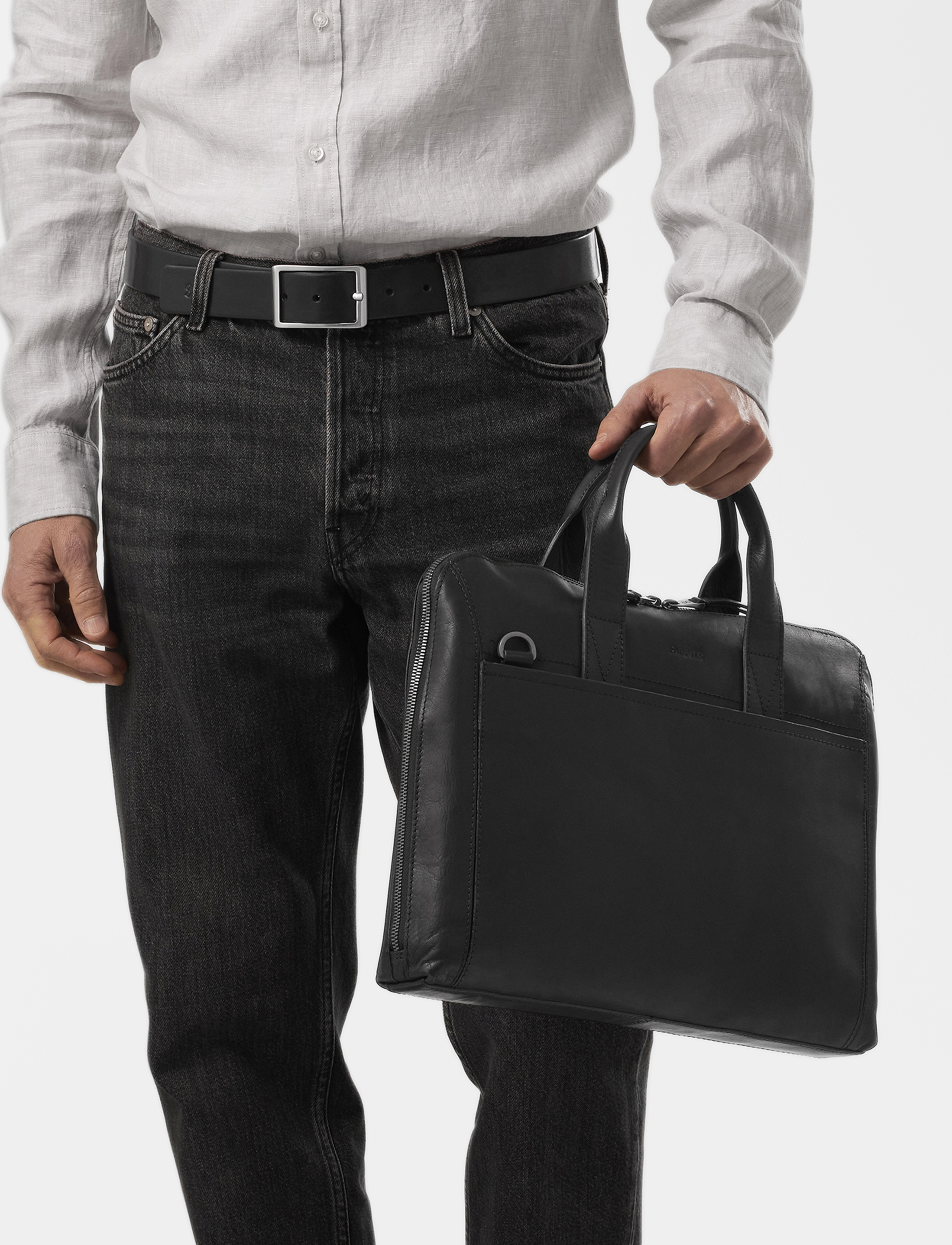 Saddler Gustav, One Size, Bags, Schwarz - Computer Männerswear